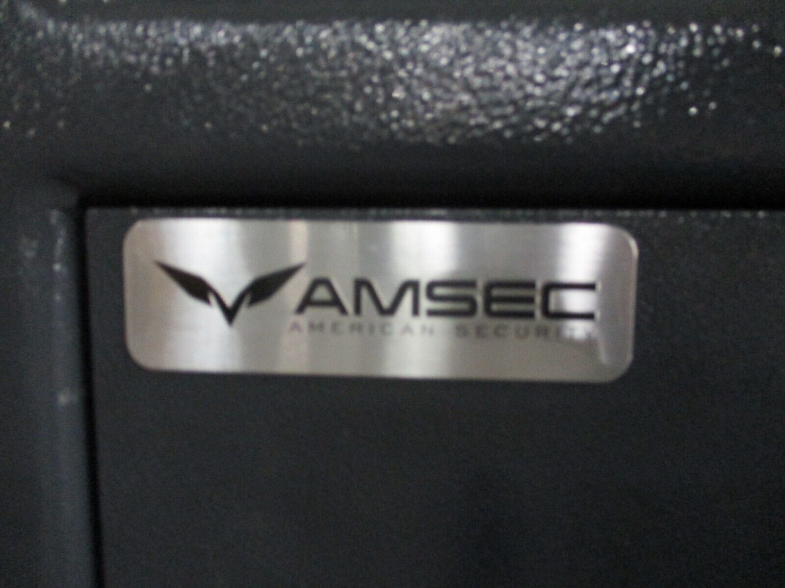 AMSEC Time-Delay/Manager Key Safe Size: 32" x 22" x 21" Used