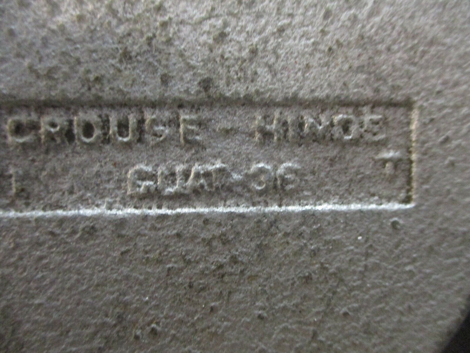 Cooper Crouse-Hinds Condulet Conduit Outlet Box w/ Cover GUAT36 Size: 1" Used