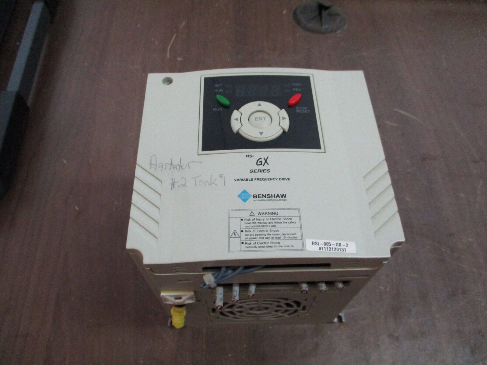 Benshaw RSi GX Series AC Drive RSi-005-GX-2 5HP 3Ph *Missing Cover Screw* Used