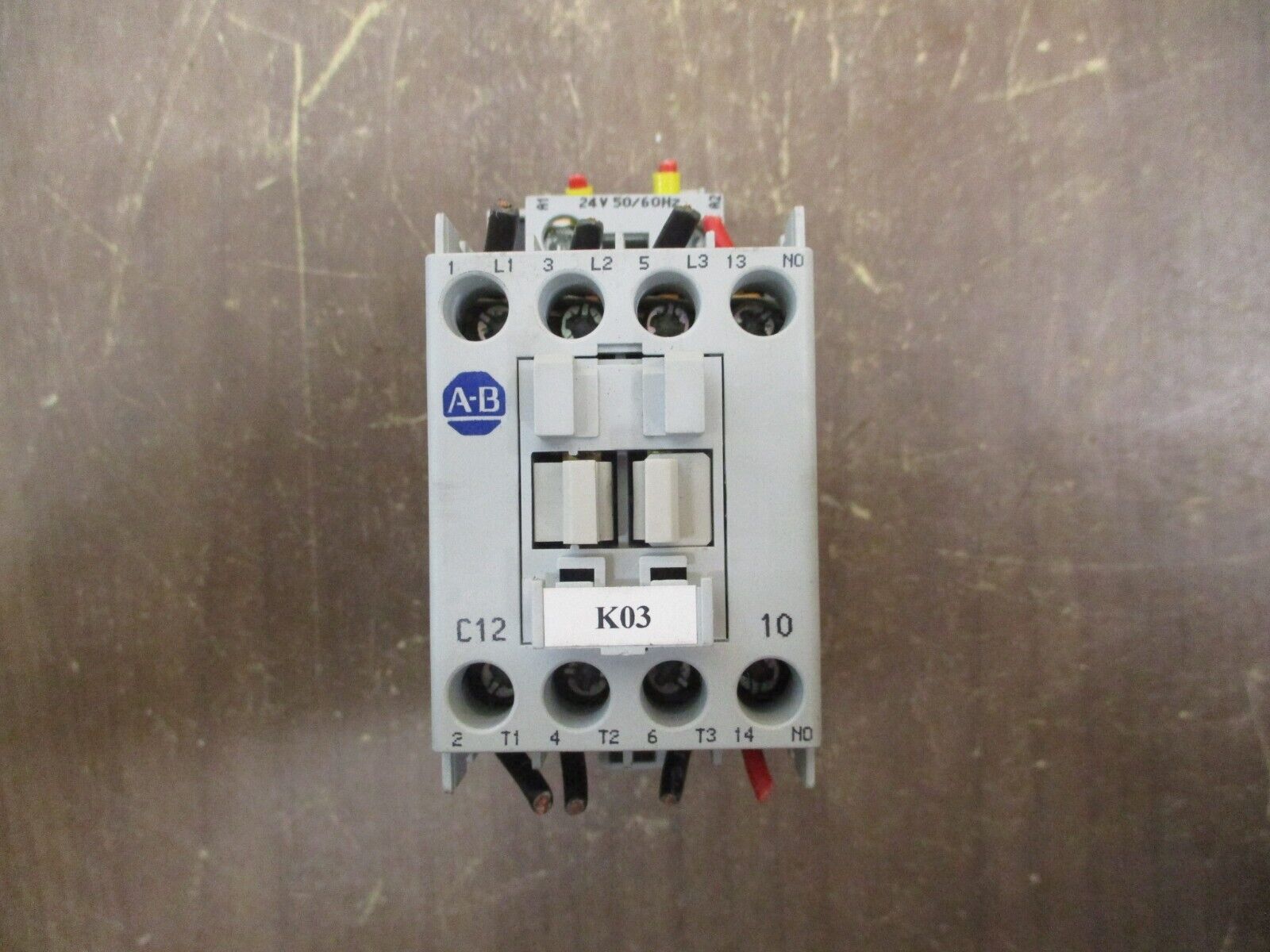 Allen-Bradley Contactor 100-C12*10 24V Coil 25A 600V Used