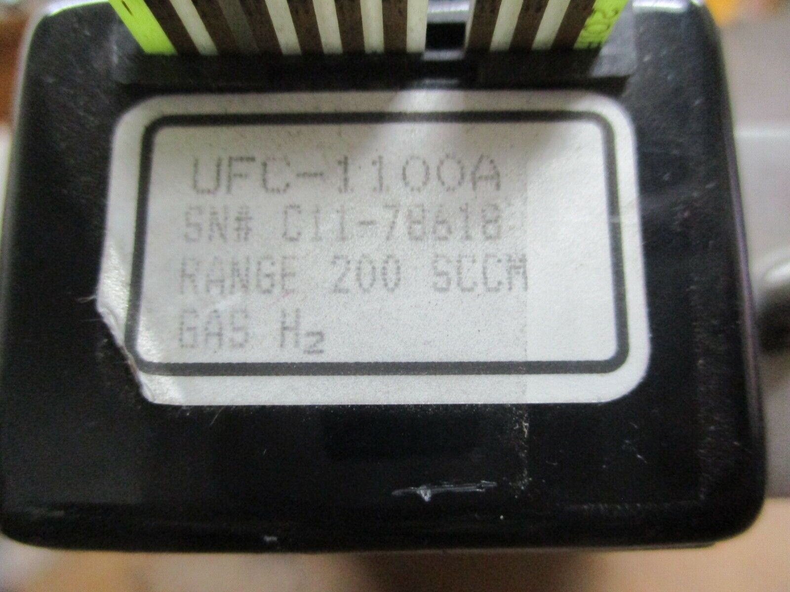 Unit Instruments Mass Flow Controller UFC-1100A Output: 0-5VDC Power: 15VDC Used