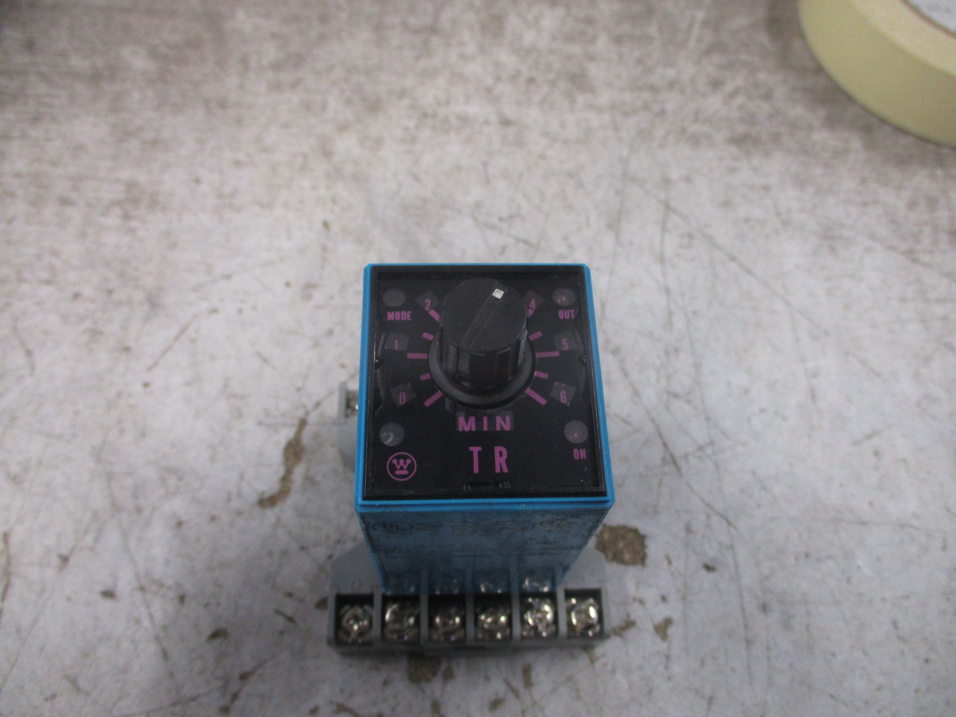 Westinghouse Timer TRF 2P 120VAC 10A Used