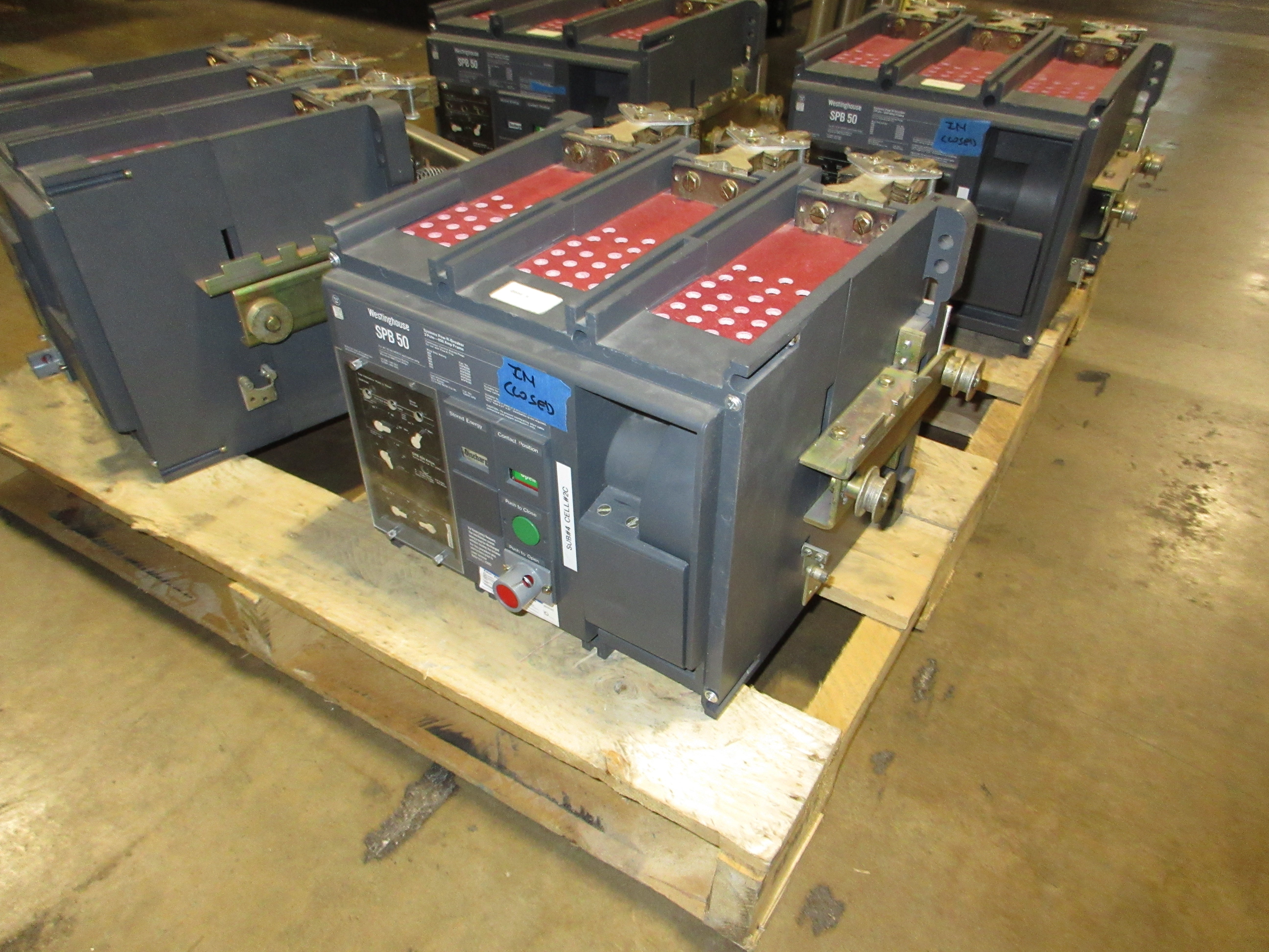 Westinghouse Circuit Breaker SPB 50 800A Frame 400A Plug 3P 50/60Hz Used