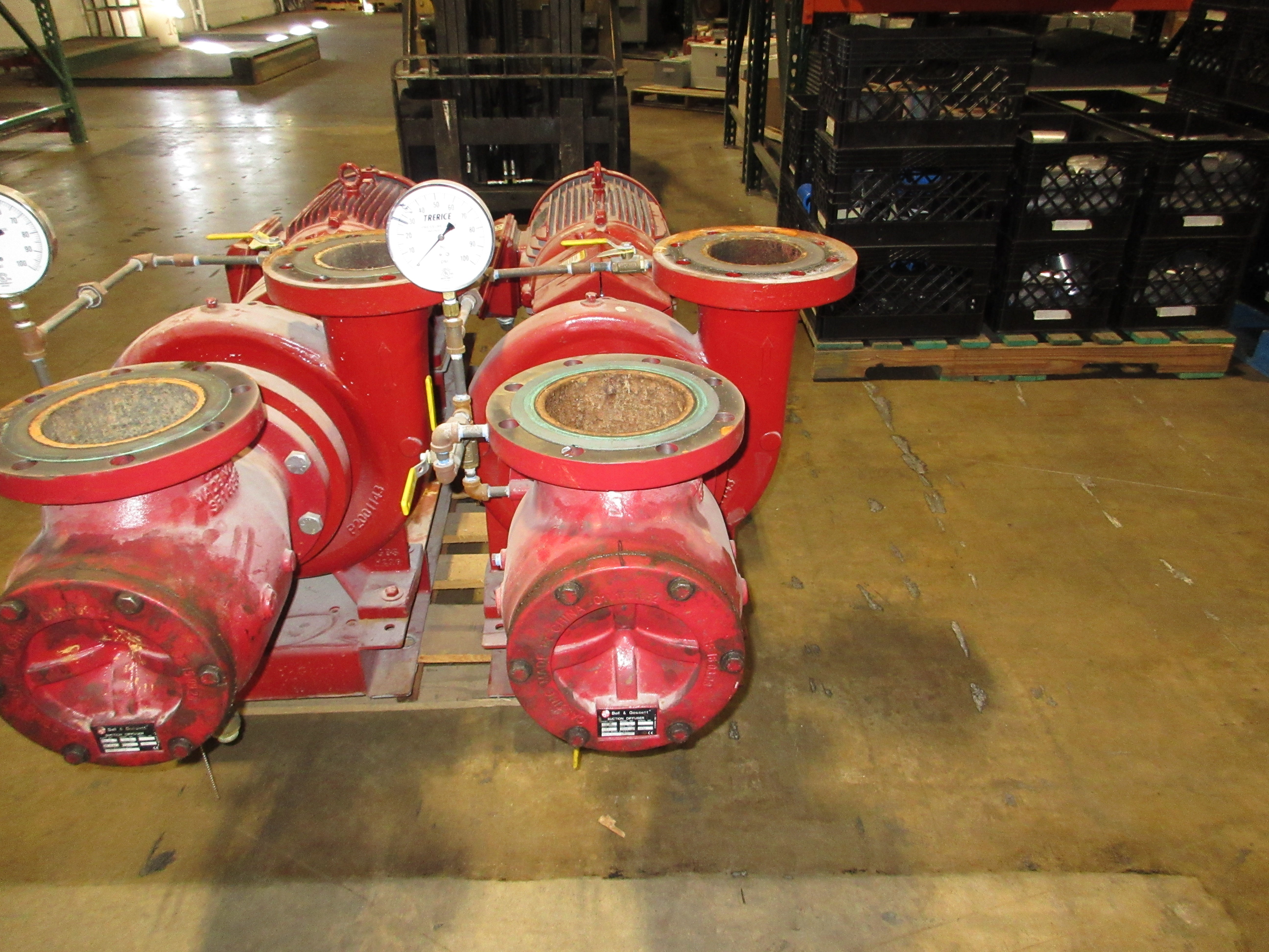 Bell & Gossett e-1510 Pump e-1510 SSF 10.625 5EB 30HP 1800RPM 105FT Head 750GPM