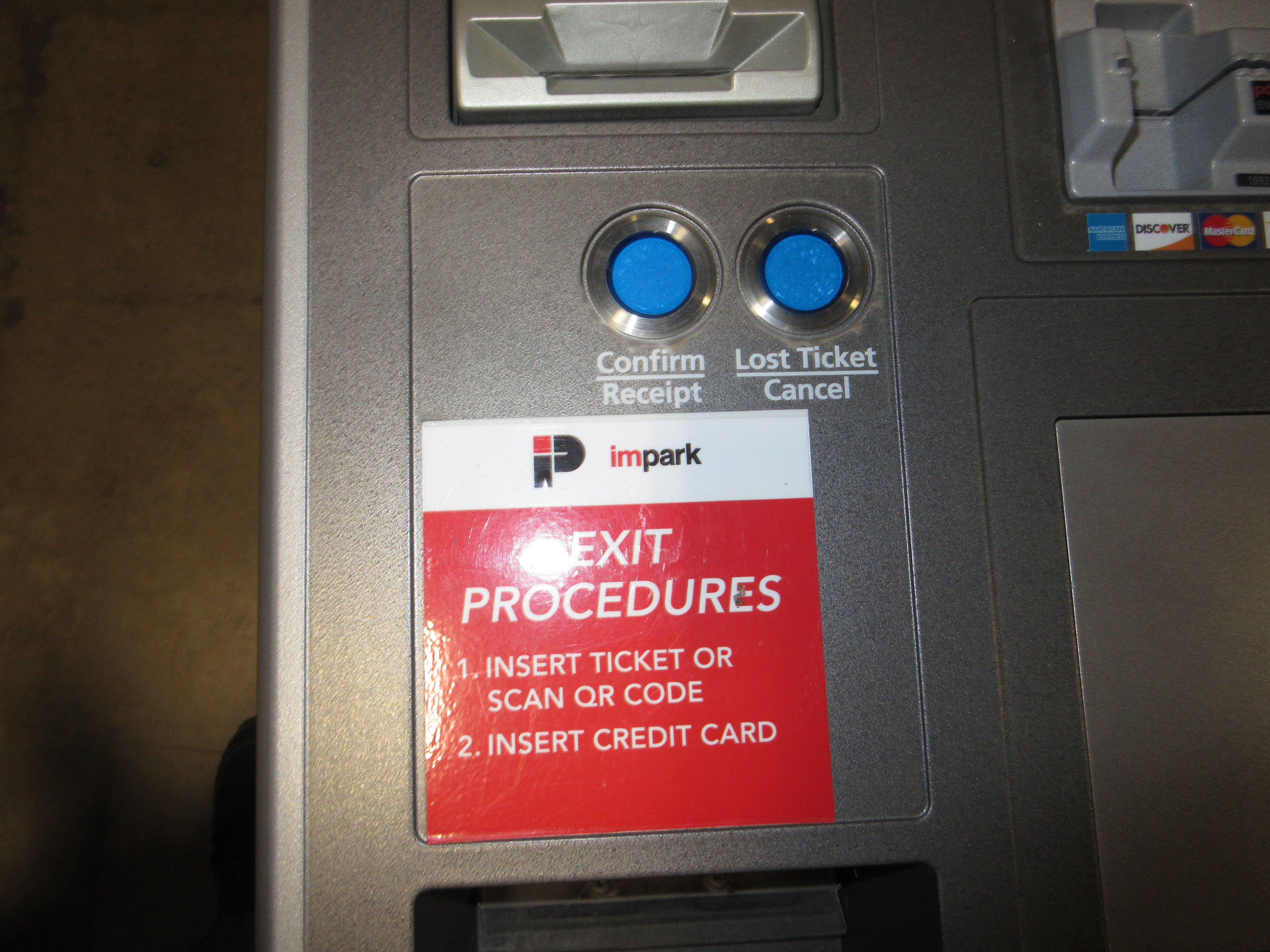 Amano McGann Parking Validation Ticket Dispenser 0-4700/0S1-0005 120V 10A Used