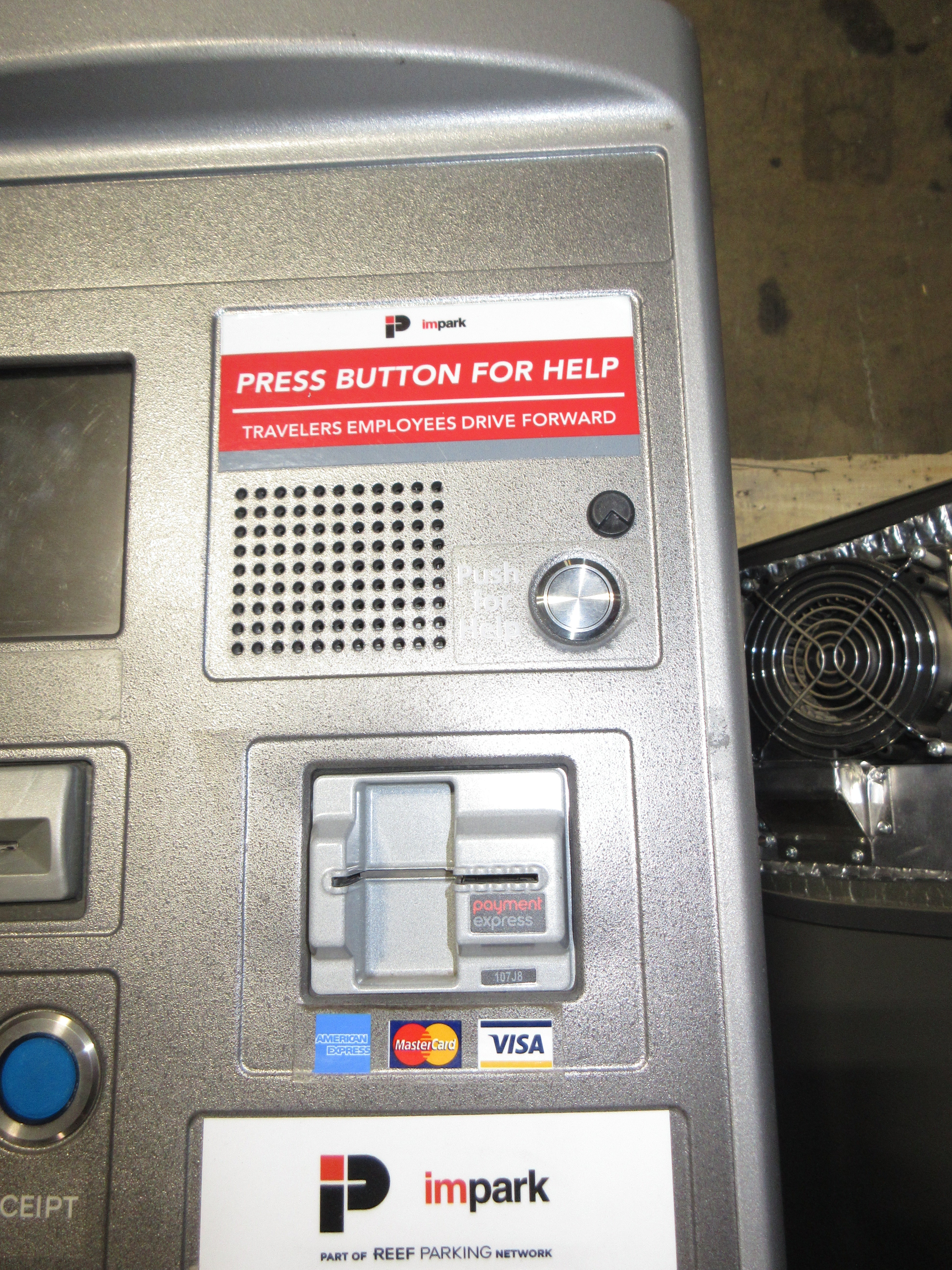 Amano McGann Parking Validation Ticket Dispenser 0-2700/0S1-00P5 120V 10A 60Hz