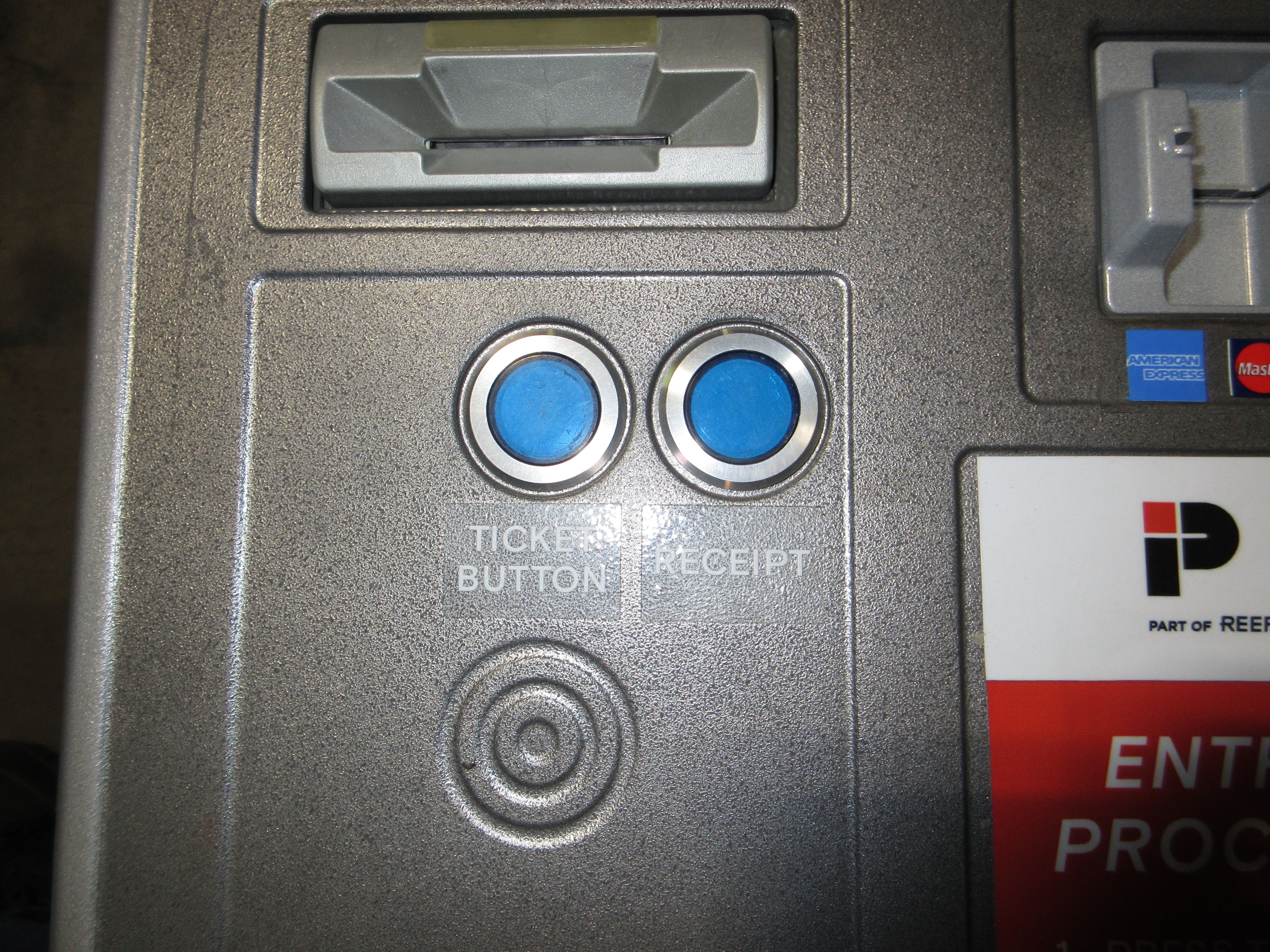 Amano McGann Parking Validation Ticket Dispenser 0-2700/0S1-00P5 120V 10A 60Hz