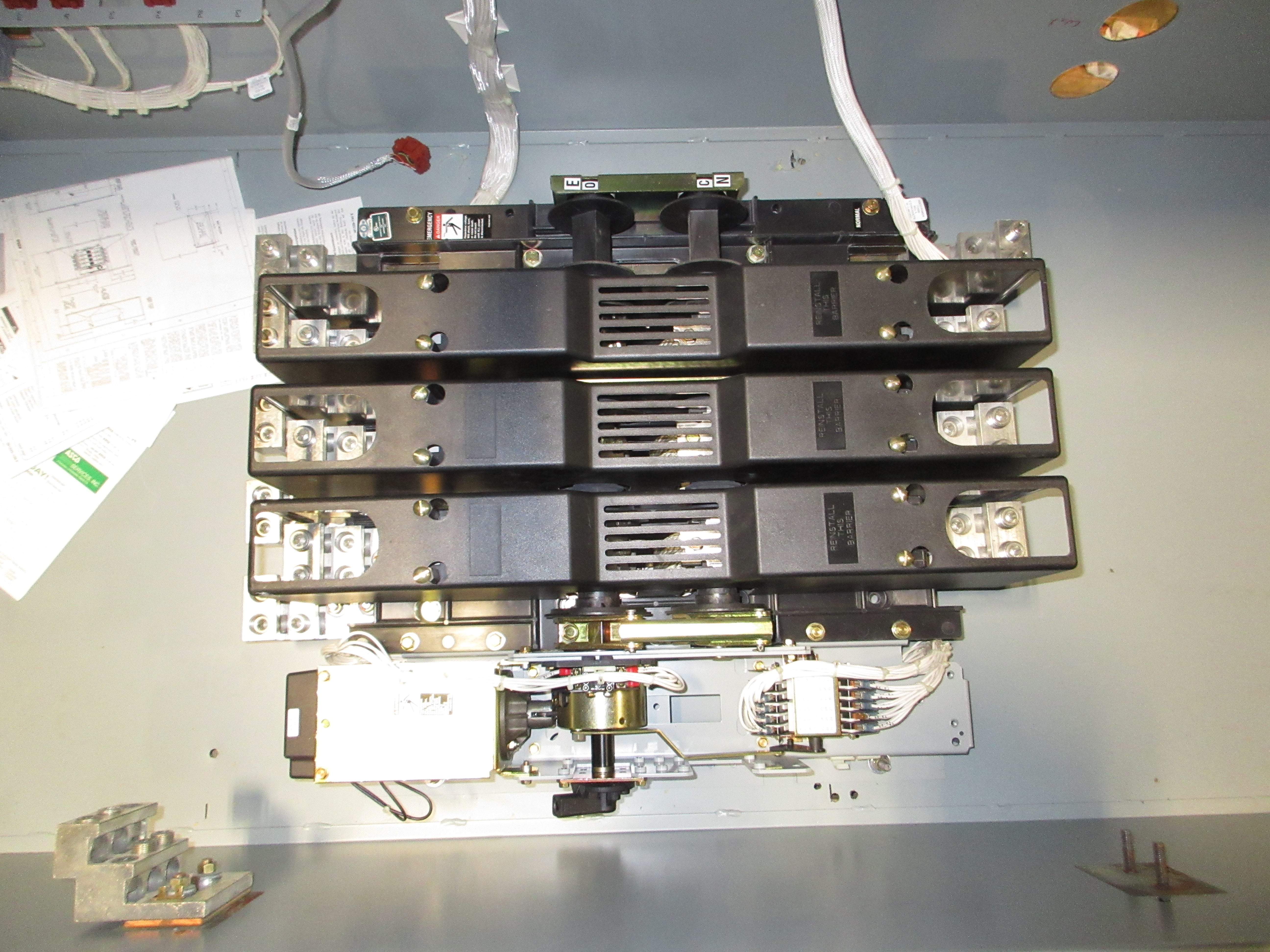 Asco 7000 Series Automatic Transfer Switch H07ATSA30800C50C 800A 208V 60Hz 3Ph
