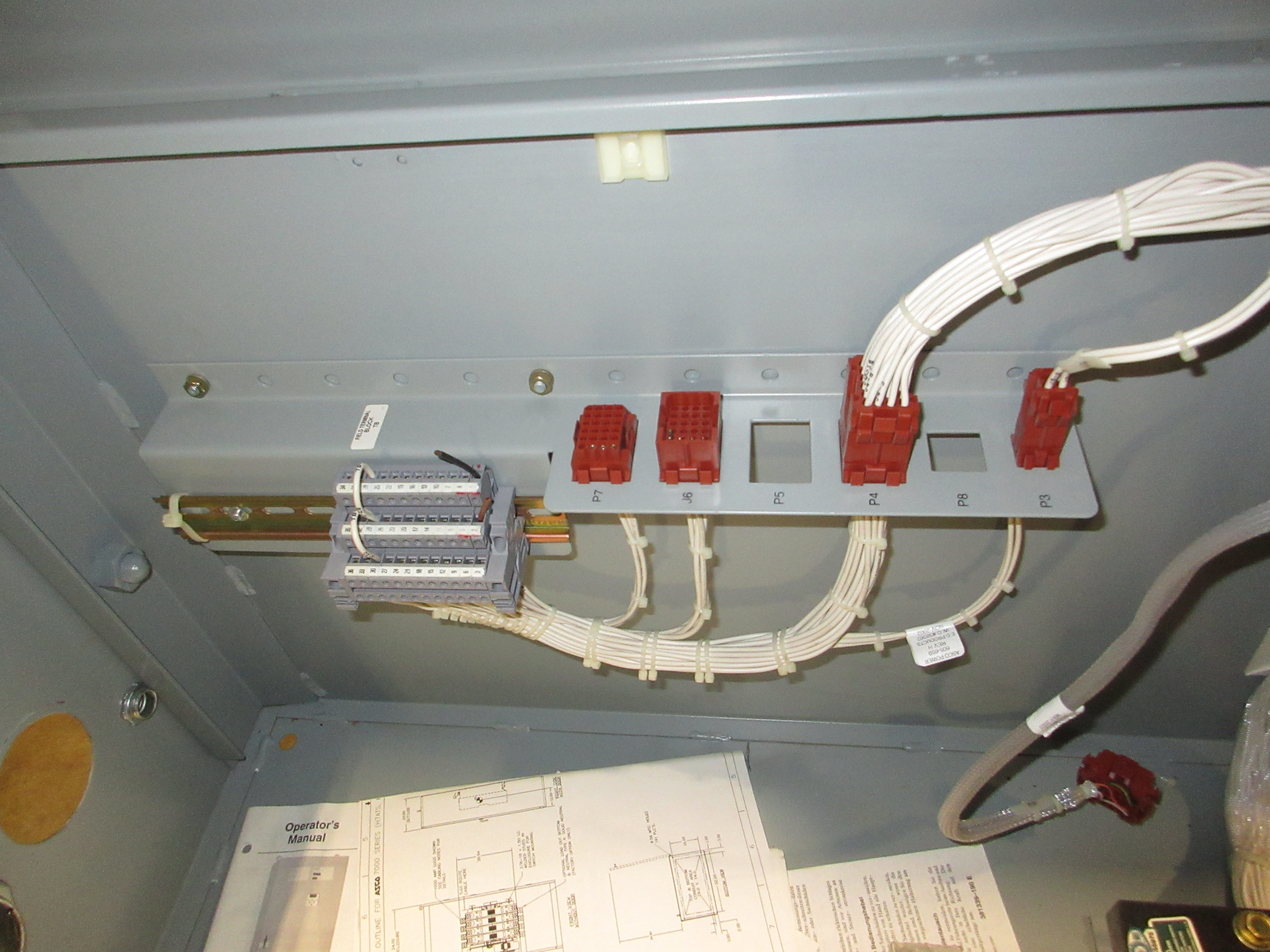 Asco 7000 Series Automatic Transfer Switch H07ATSA30800C50C 800A 208V 60Hz 3Ph