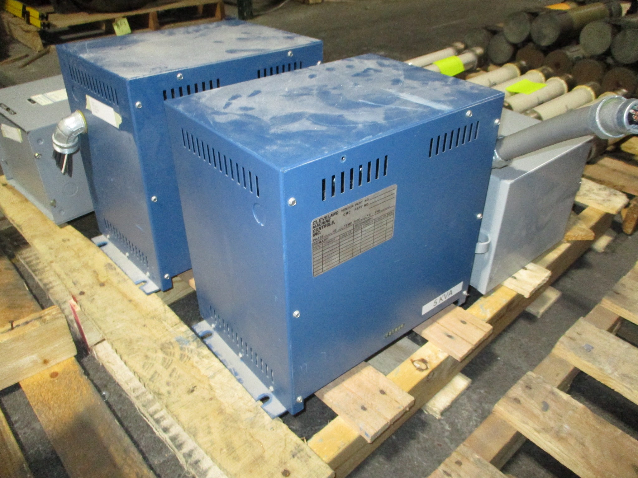 Cleveland Machine Controls Transformer 143A09353 5KVA 60Hz Used
