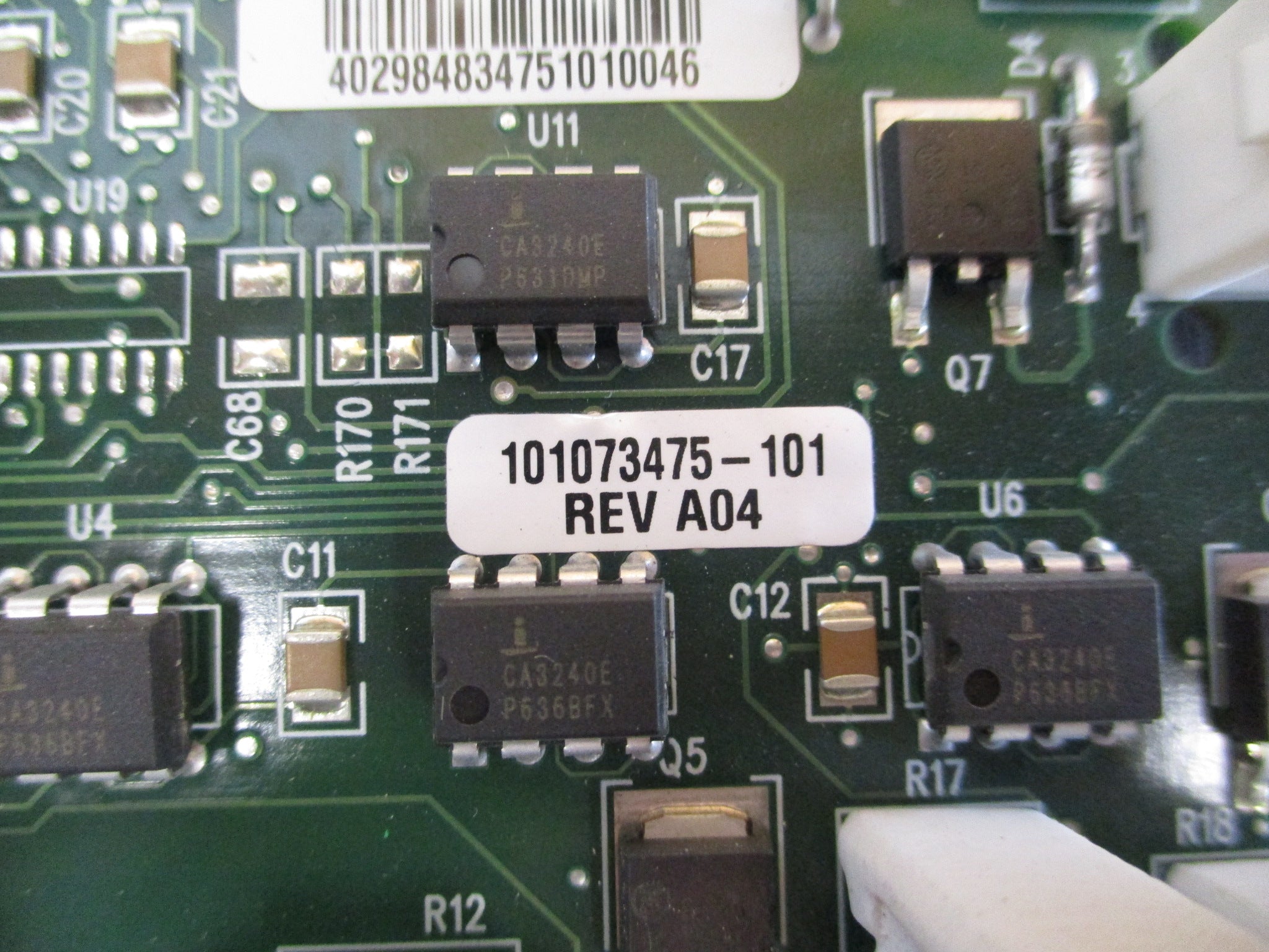 Eaton Rectifier Control Board 101073475-101 Rev. A04 Used