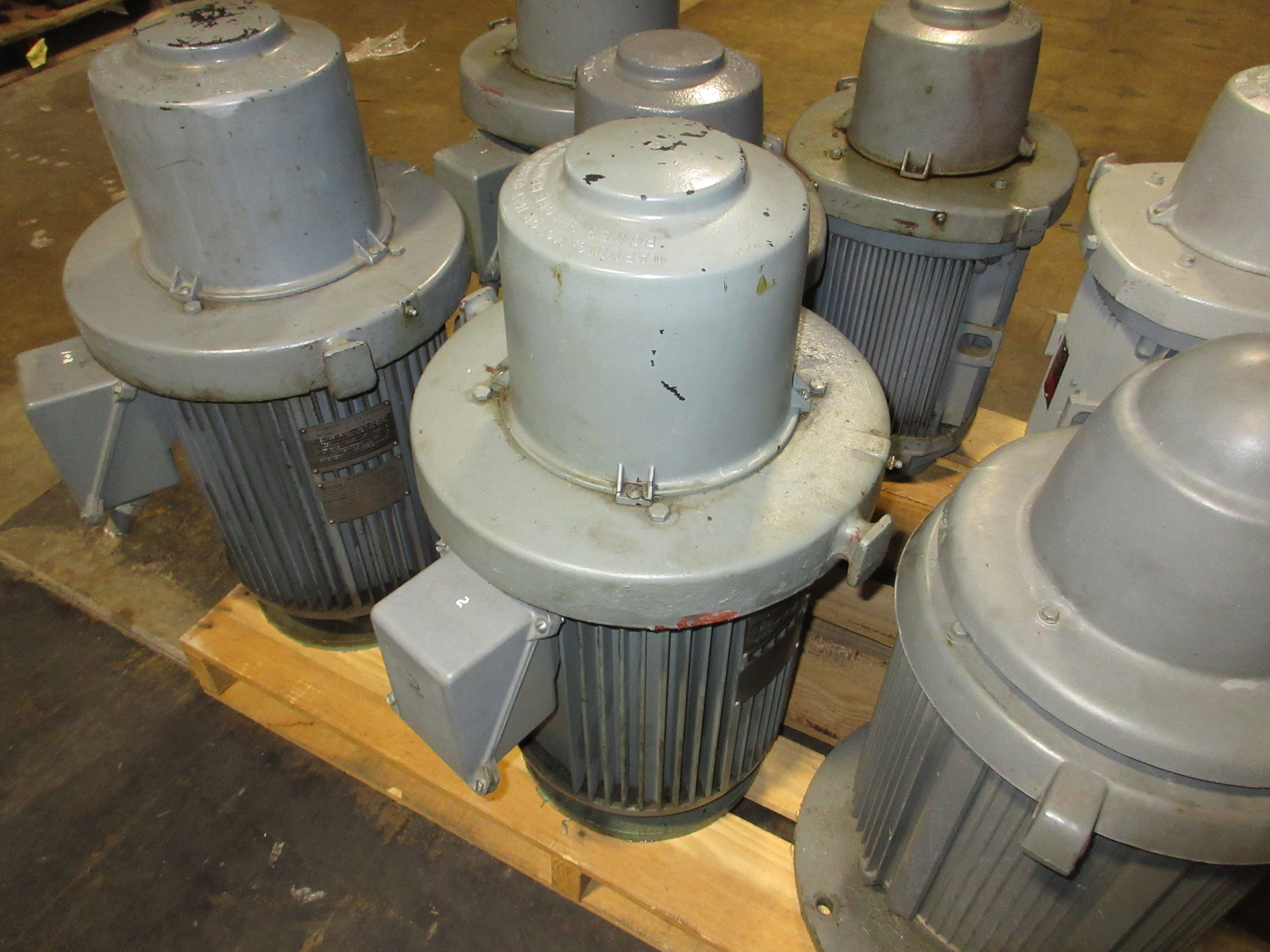 GE Vertical Motor 5K6235XM500B 30HP 1800RPM 230/460V 77/38.5A 3Ph 60Hz Used