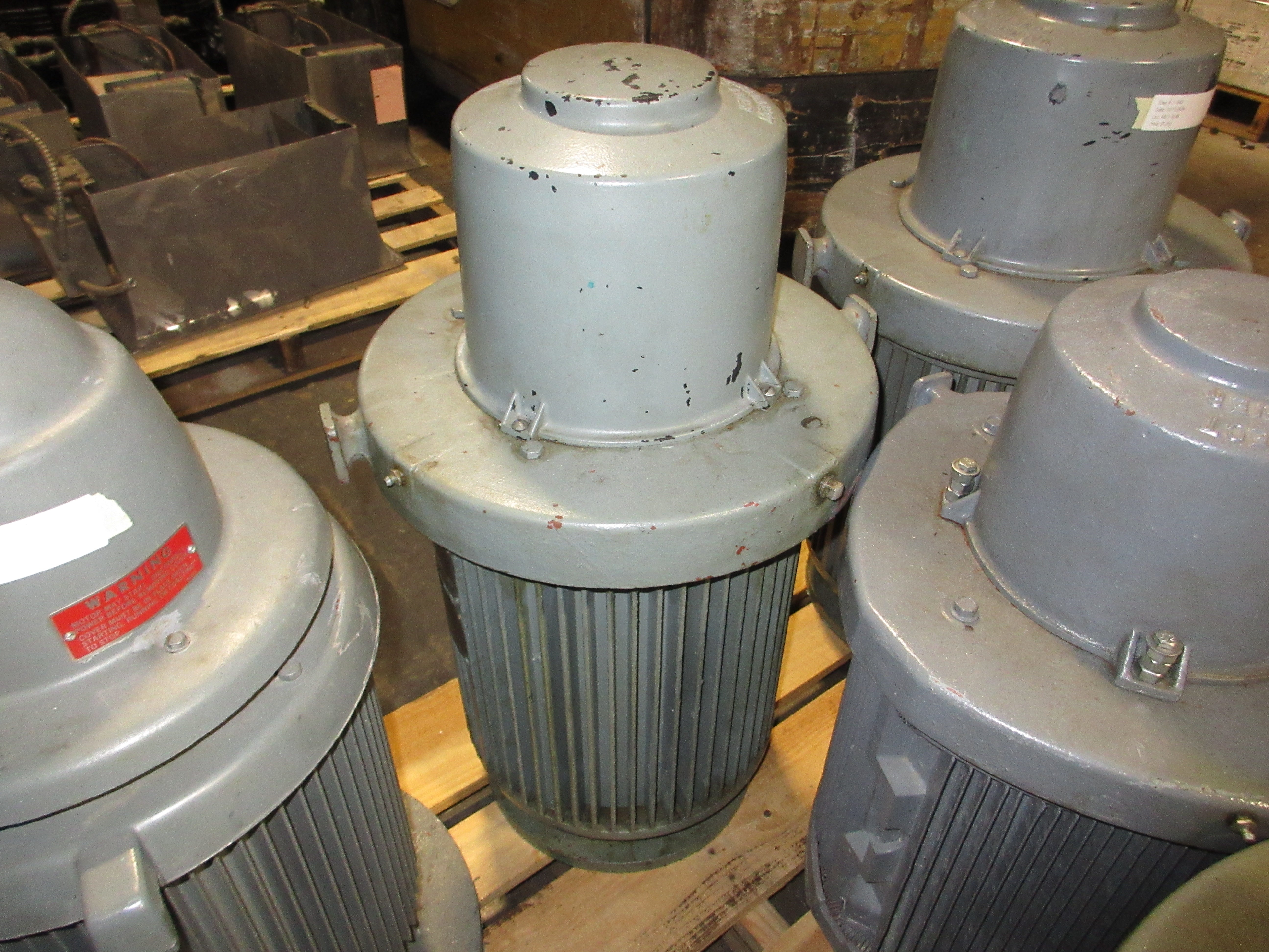 GE Vertical Motor 5K6235XM500B 30HP 1800RPM 230/460V 77/38.5A 3Ph 60Hz Used