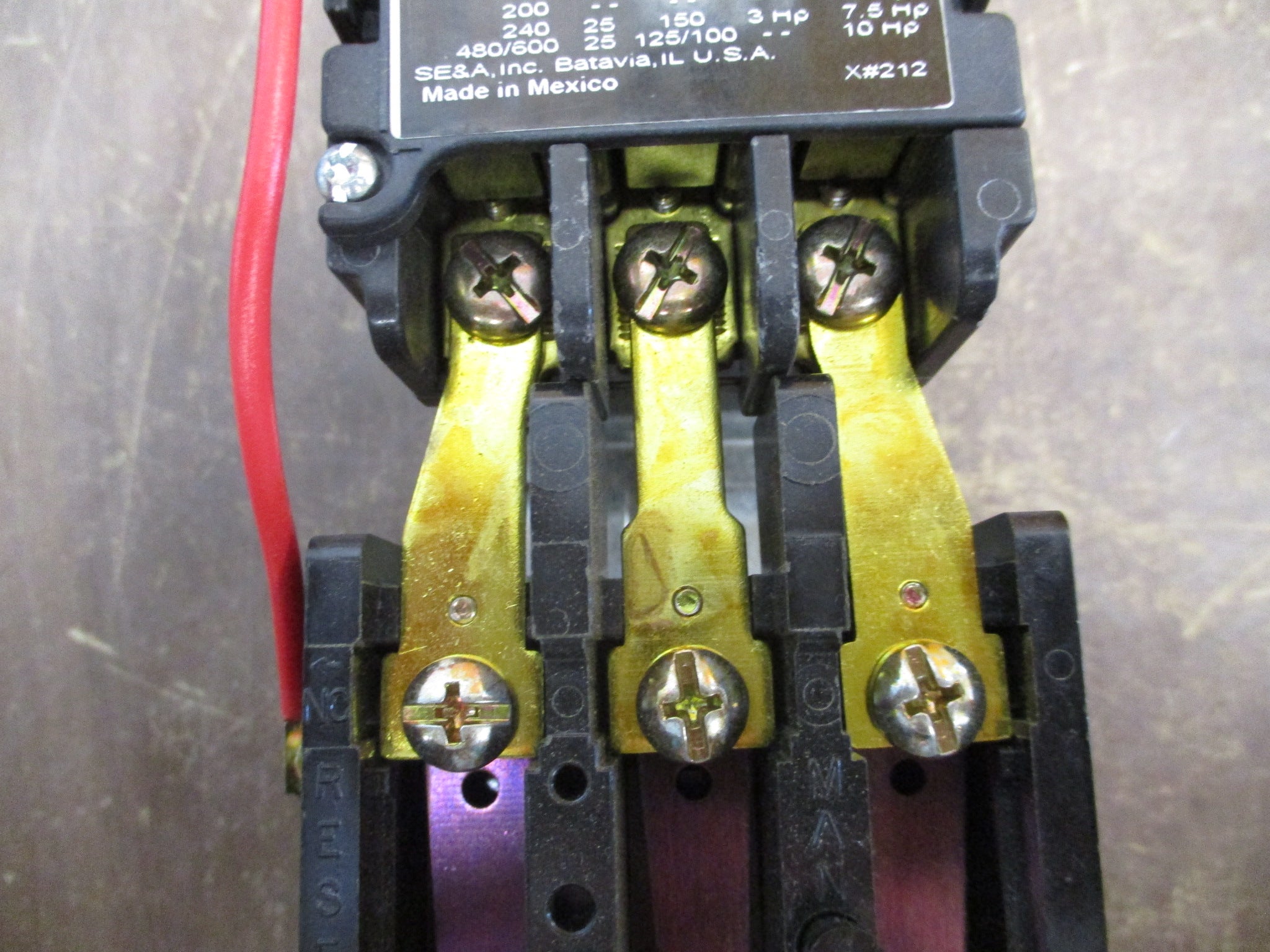 Furnas Definite Purpose Starter 16AF35AF4 120V Coil 25A 3P New Surplus