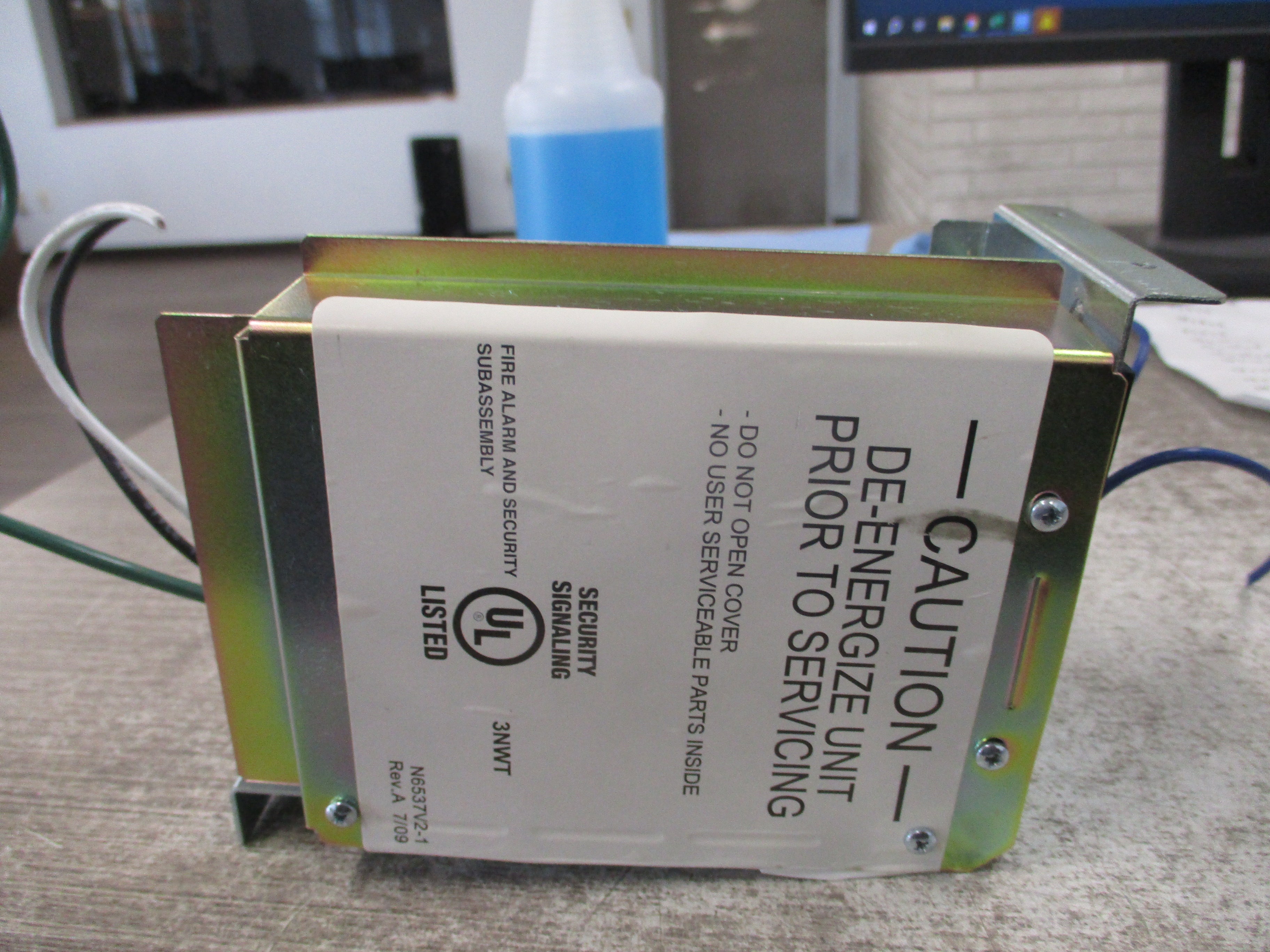 Honeywell PT-1872 Open Frame Transformer N3294-2 72VA Pri: 120V Sec: 18V 60Hz Used