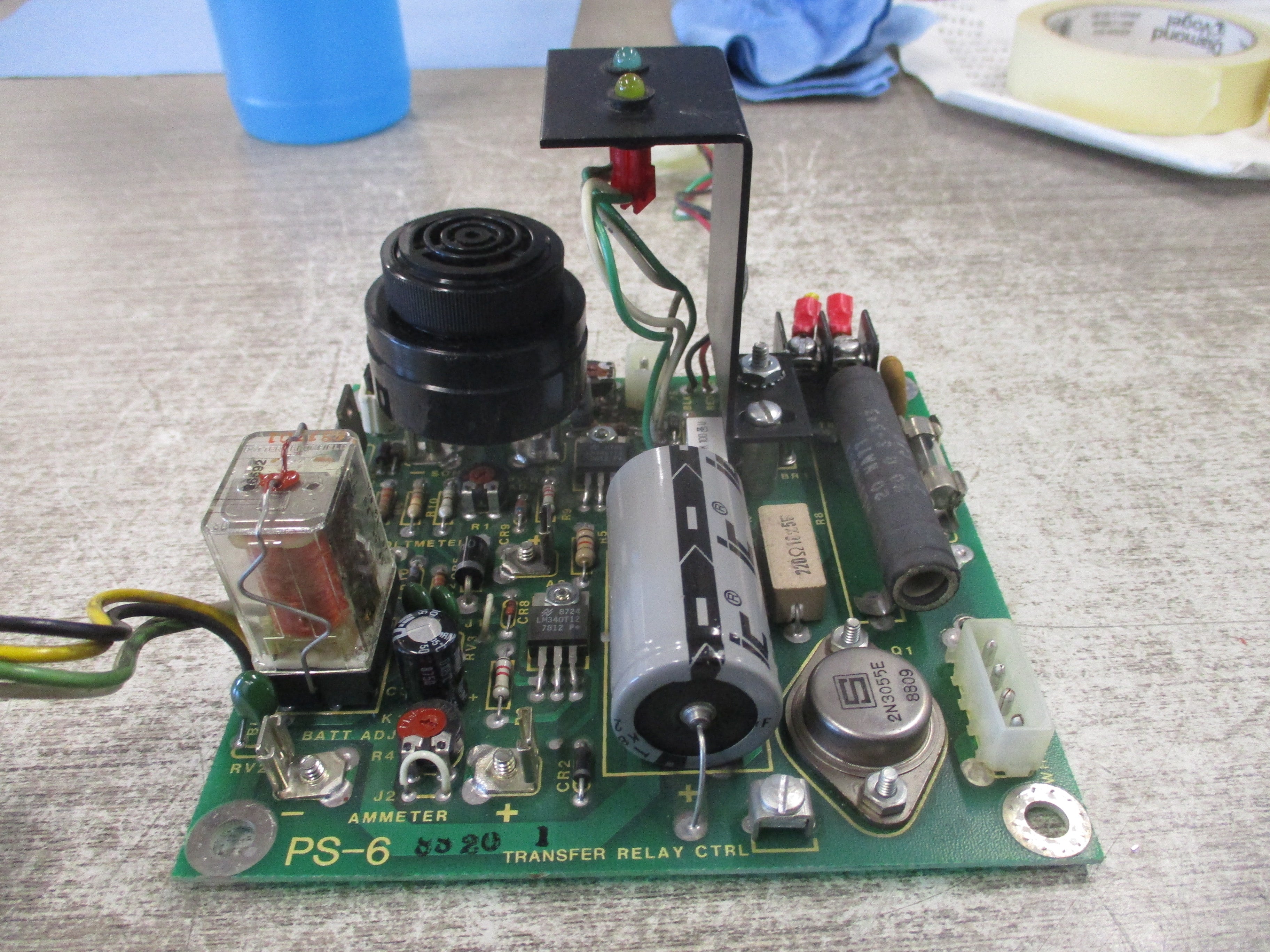FCI PS-6 Power supply Board 17000041 Rev. F Used