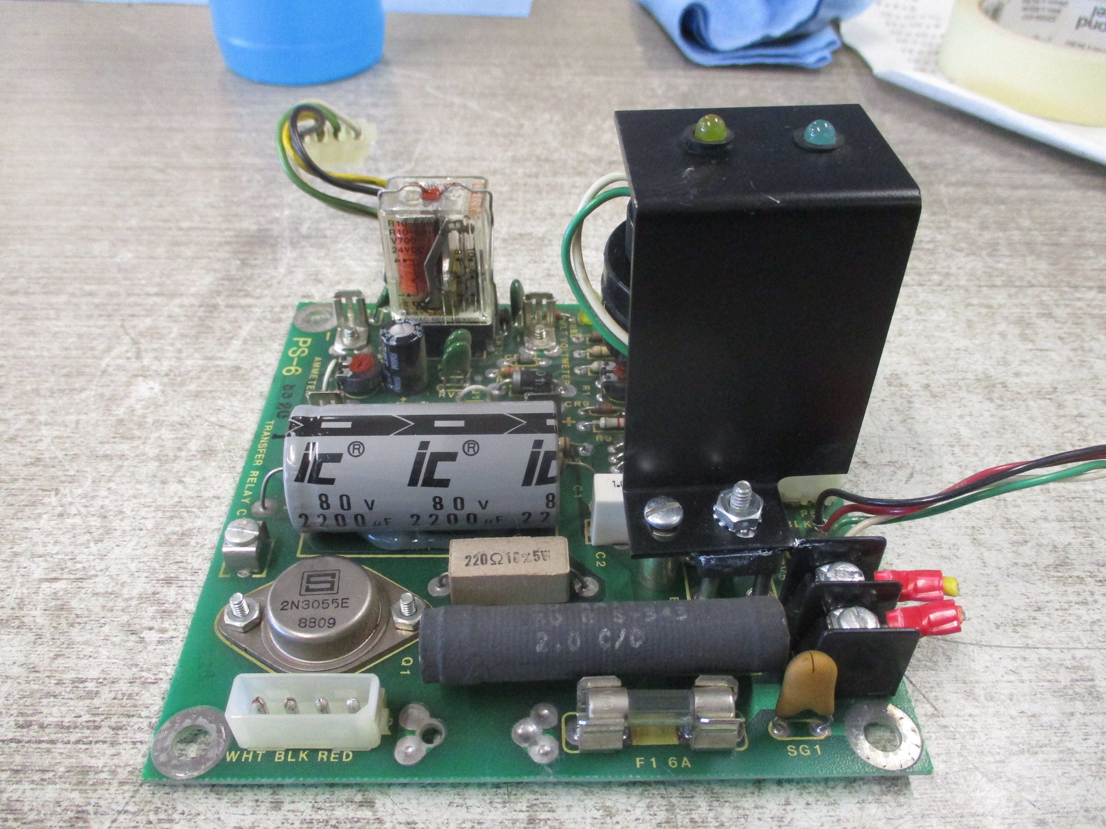 FCI PS-6 Power supply Board 17000041 Rev. F Used