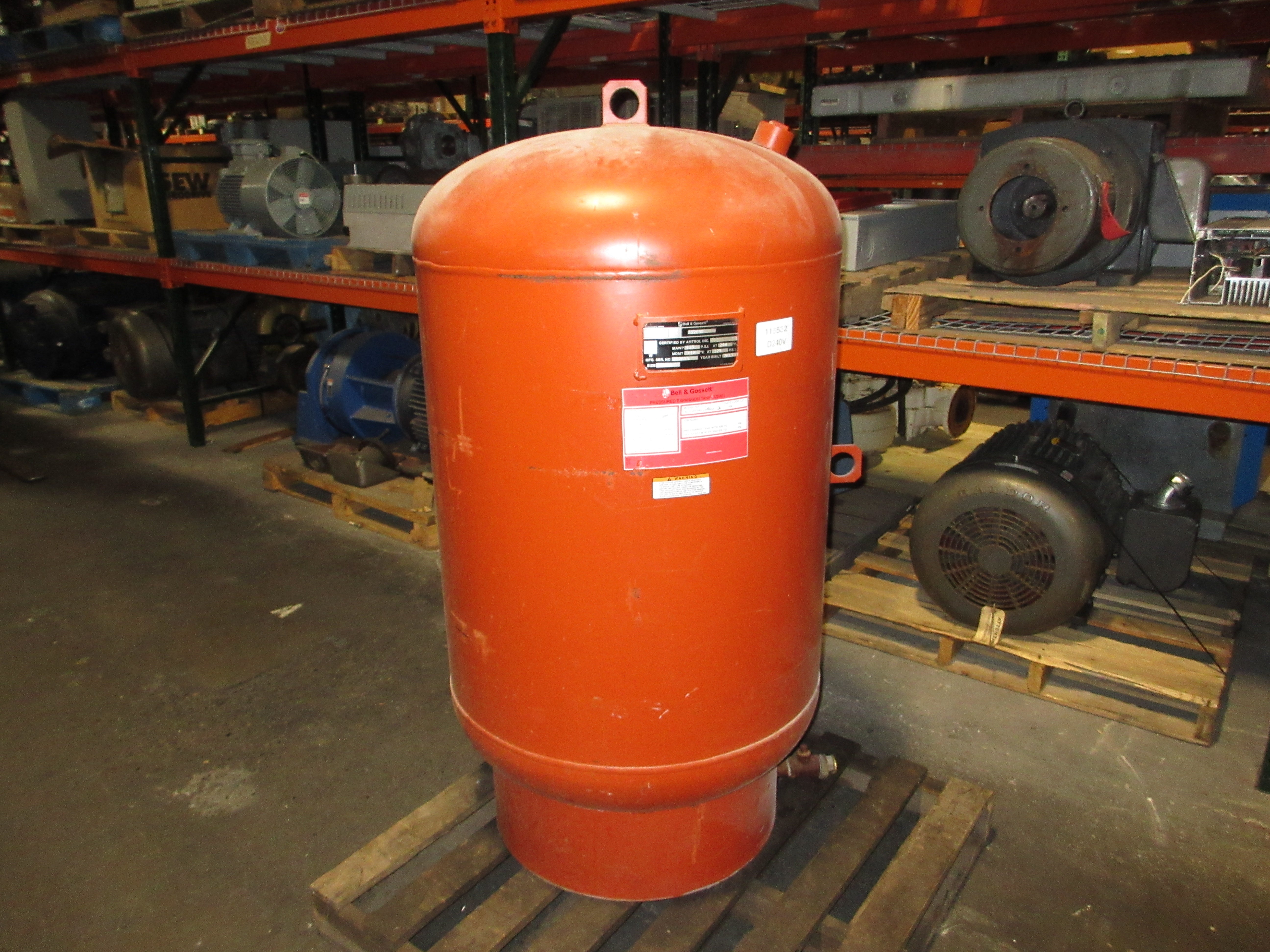 Bell & Gossett Pressurized Expansion Tank D-240 140-Gallon Used