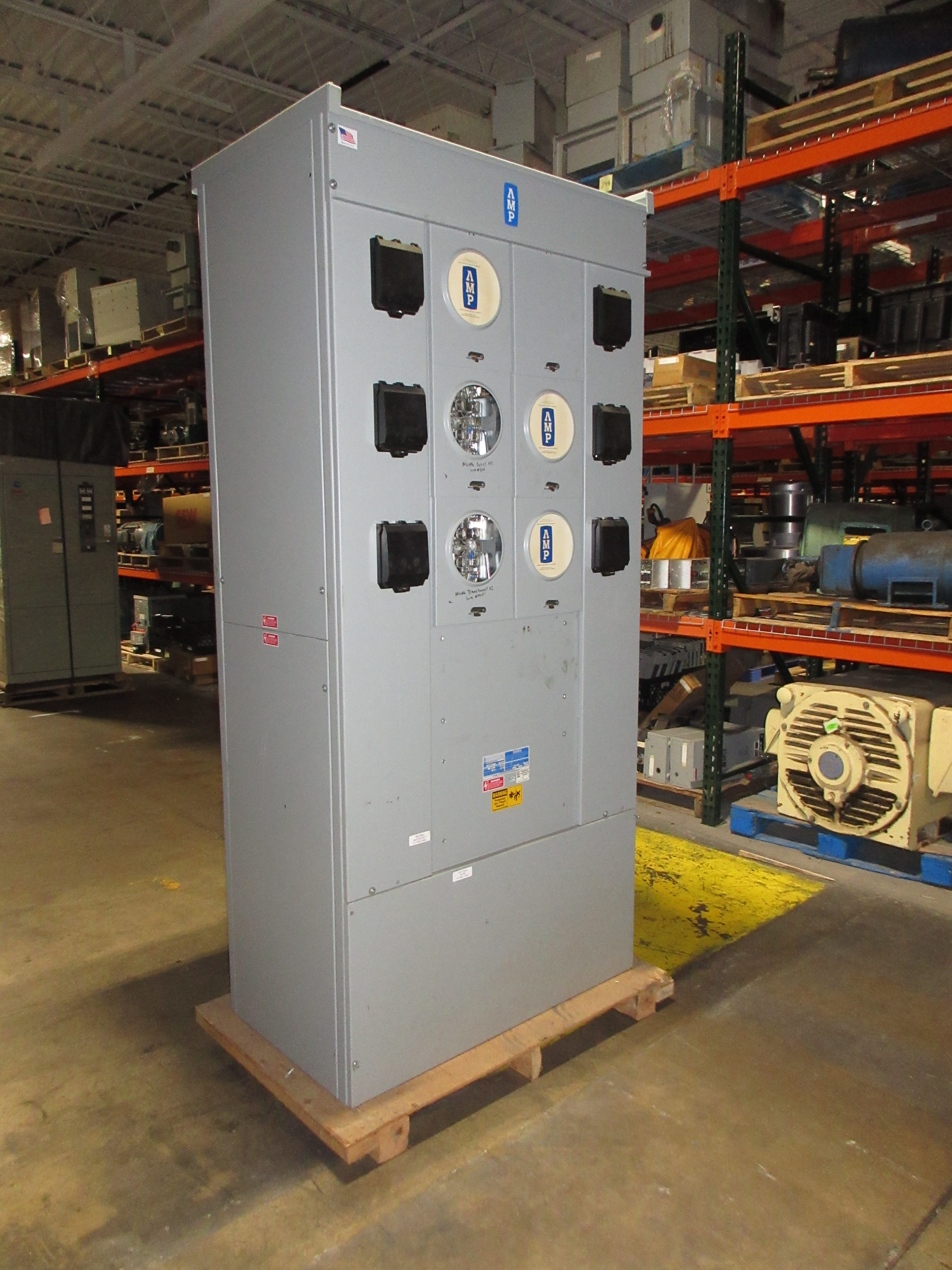 AMP 3R Commercial Meter Stack FMUR/MLO/METER/PO 2000A 480Y/277V 3Ph 4W Used