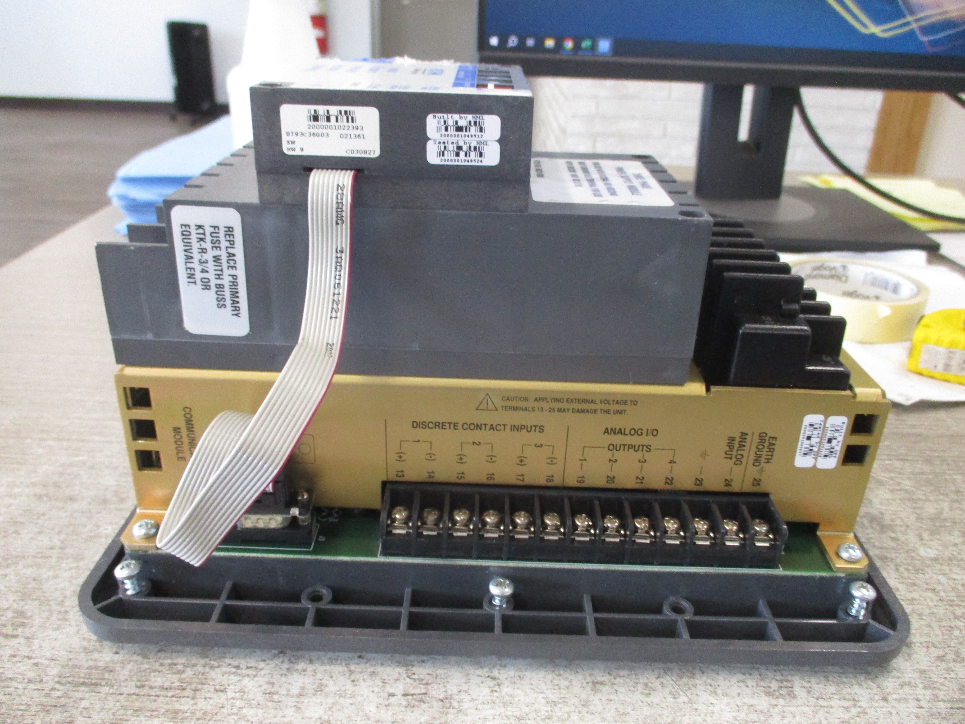Cutler-Hammer IQA 6600 IQ Analyzer 66D2045G03 IPONI Module 3Ph Power Supply Module Used