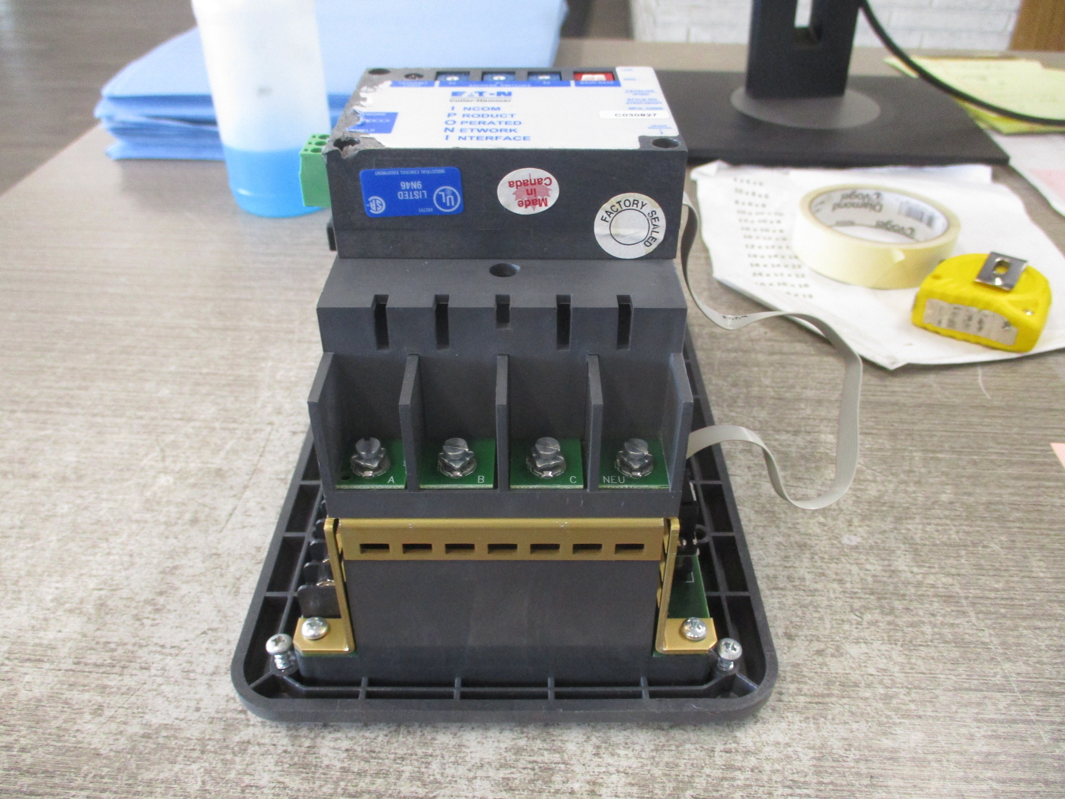 Cutler-Hammer IQA 6600 IQ Analyzer 66D2045G03 IPONI Module 3Ph Power Supply Module Used