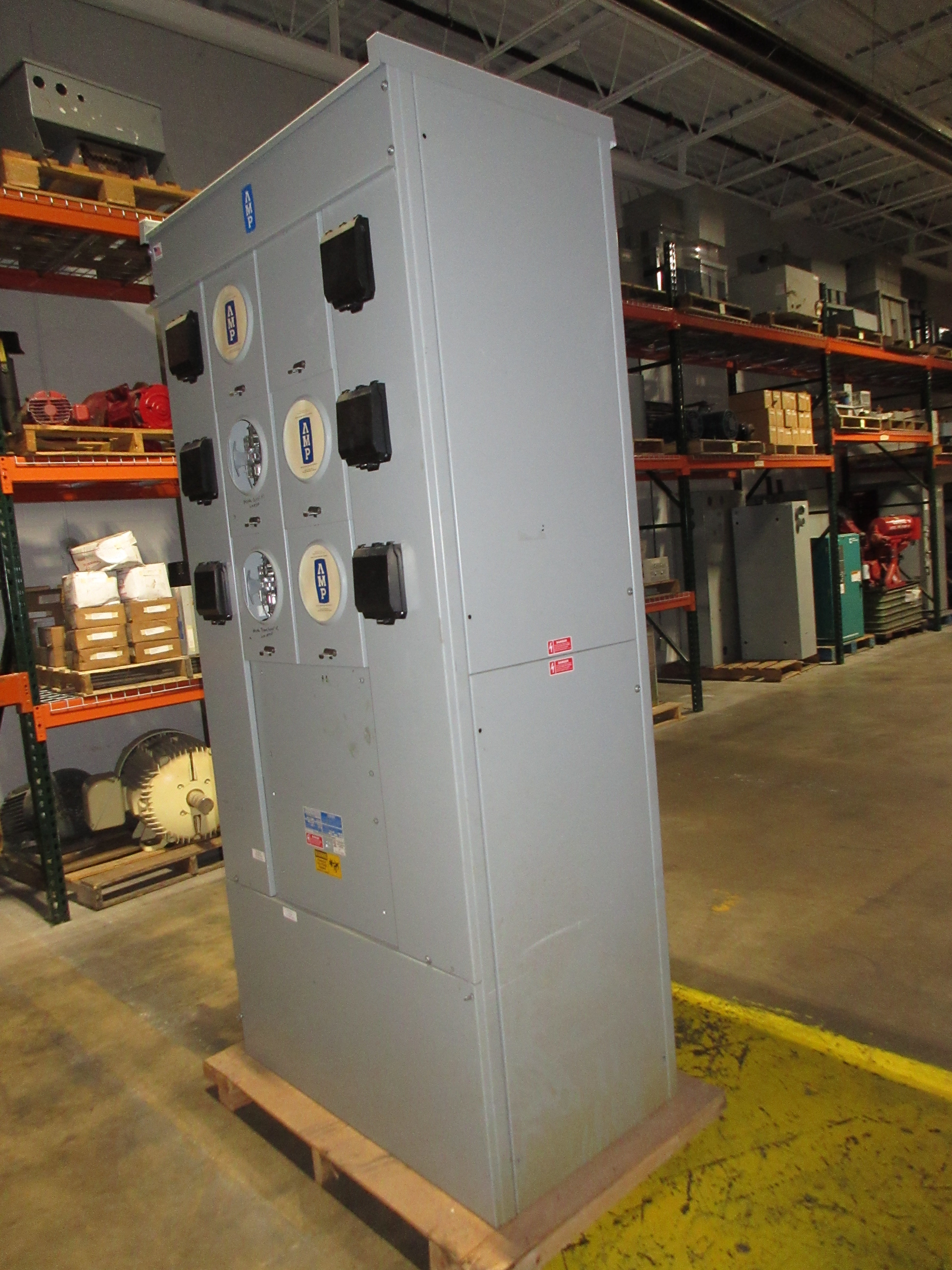 AMP 3R Commercial Meter Stack FMUR/MLO/METER/PO 2000A 480Y/277V 3Ph 4W Used