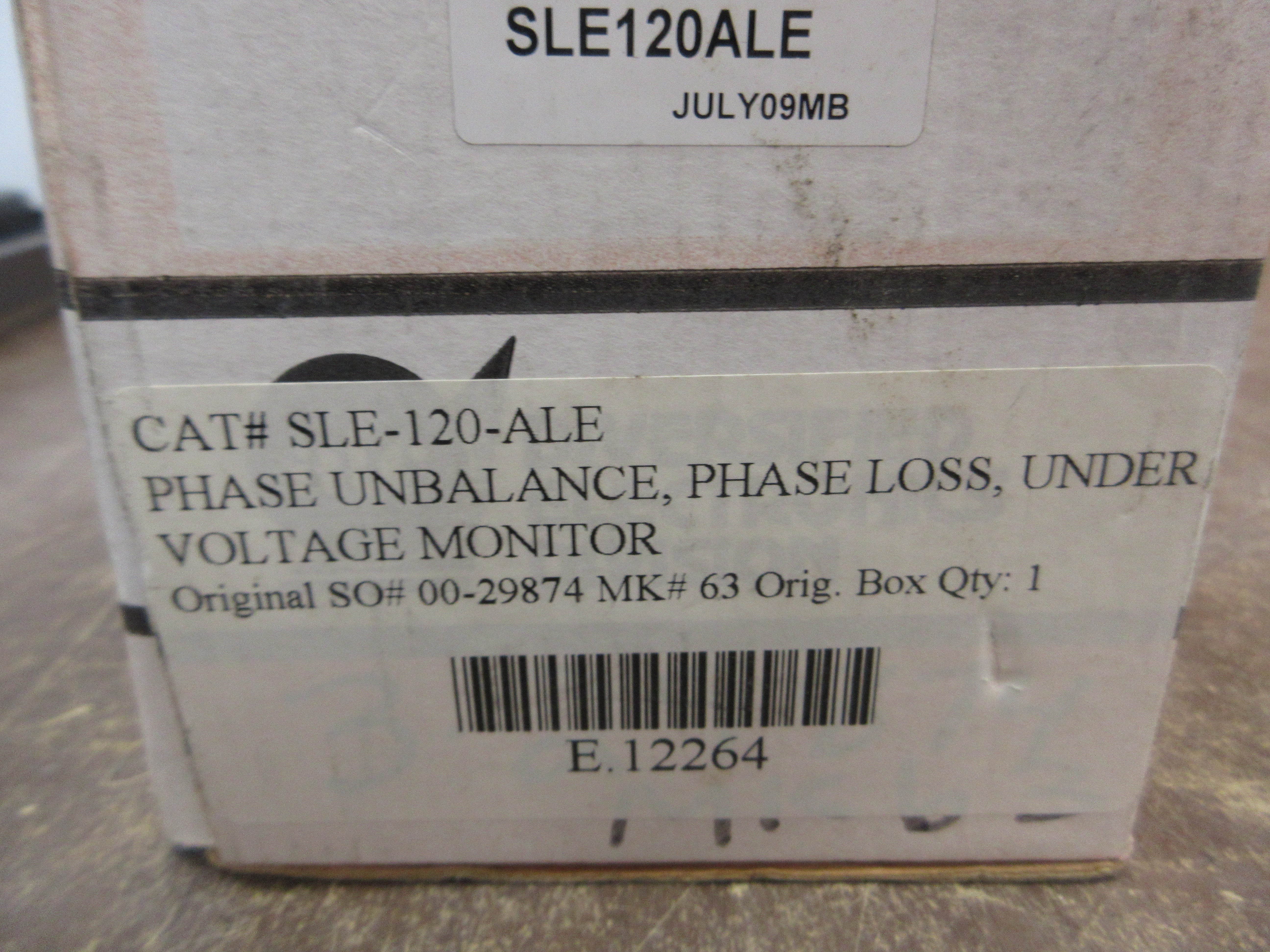 ATC Phase Monitor Relay SLE120ALE New Surplus