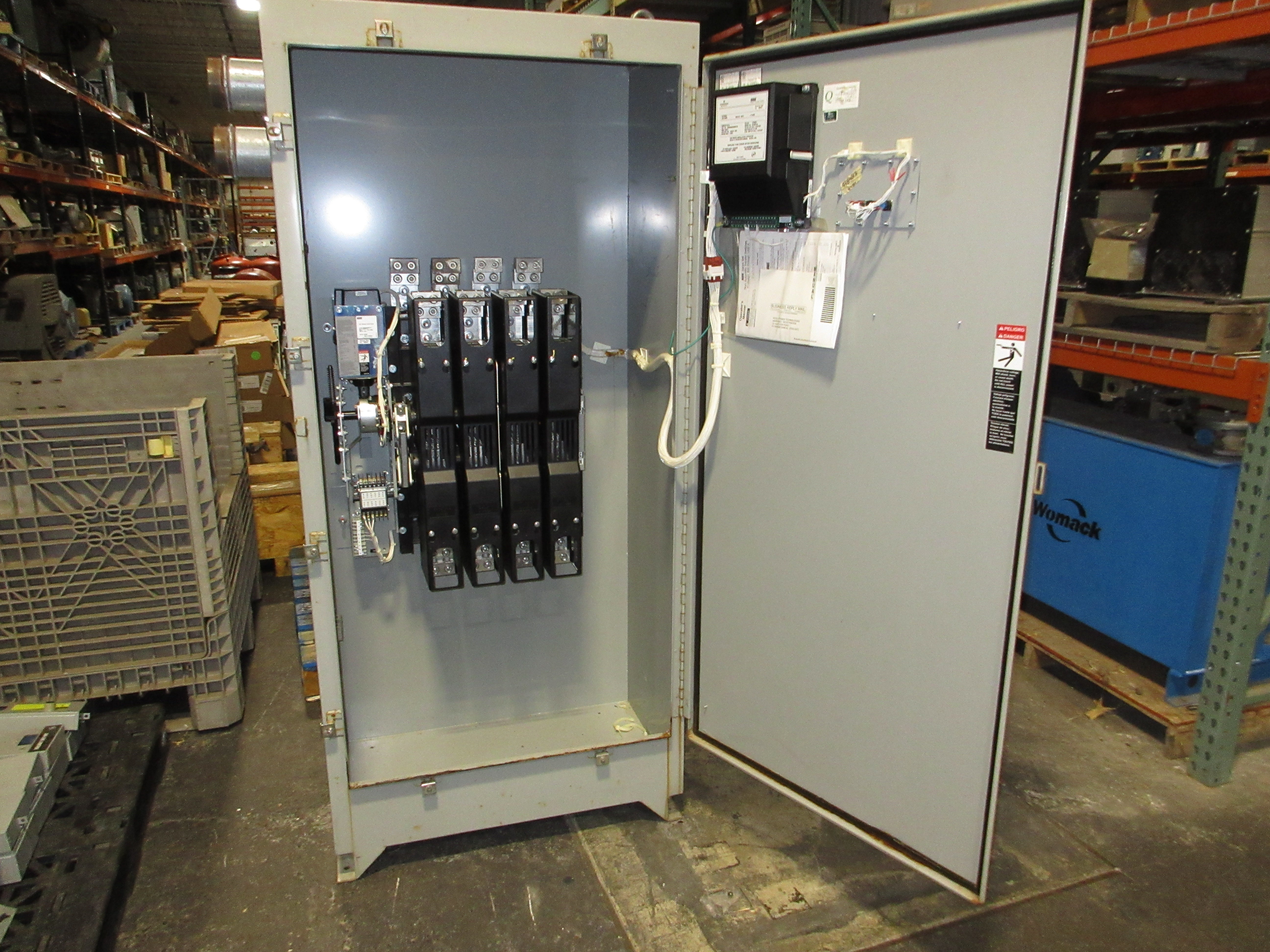 Asco Non-Automatic Transfer Switch H00386B30800N10F 800A 480V 3Ph Used