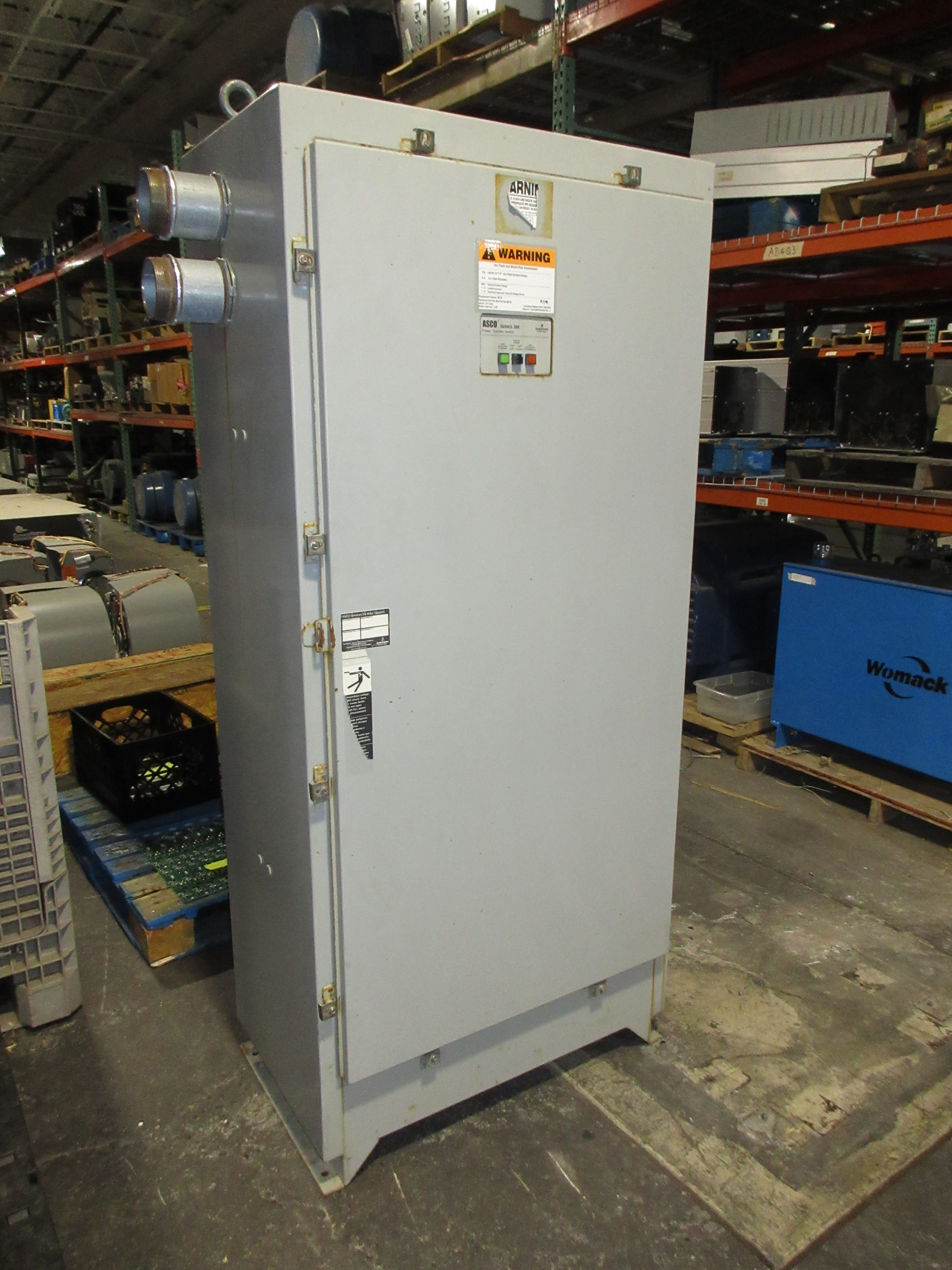 Asco Non-Automatic Transfer Switch H00386B30800N10F 800A 480V 3Ph Used