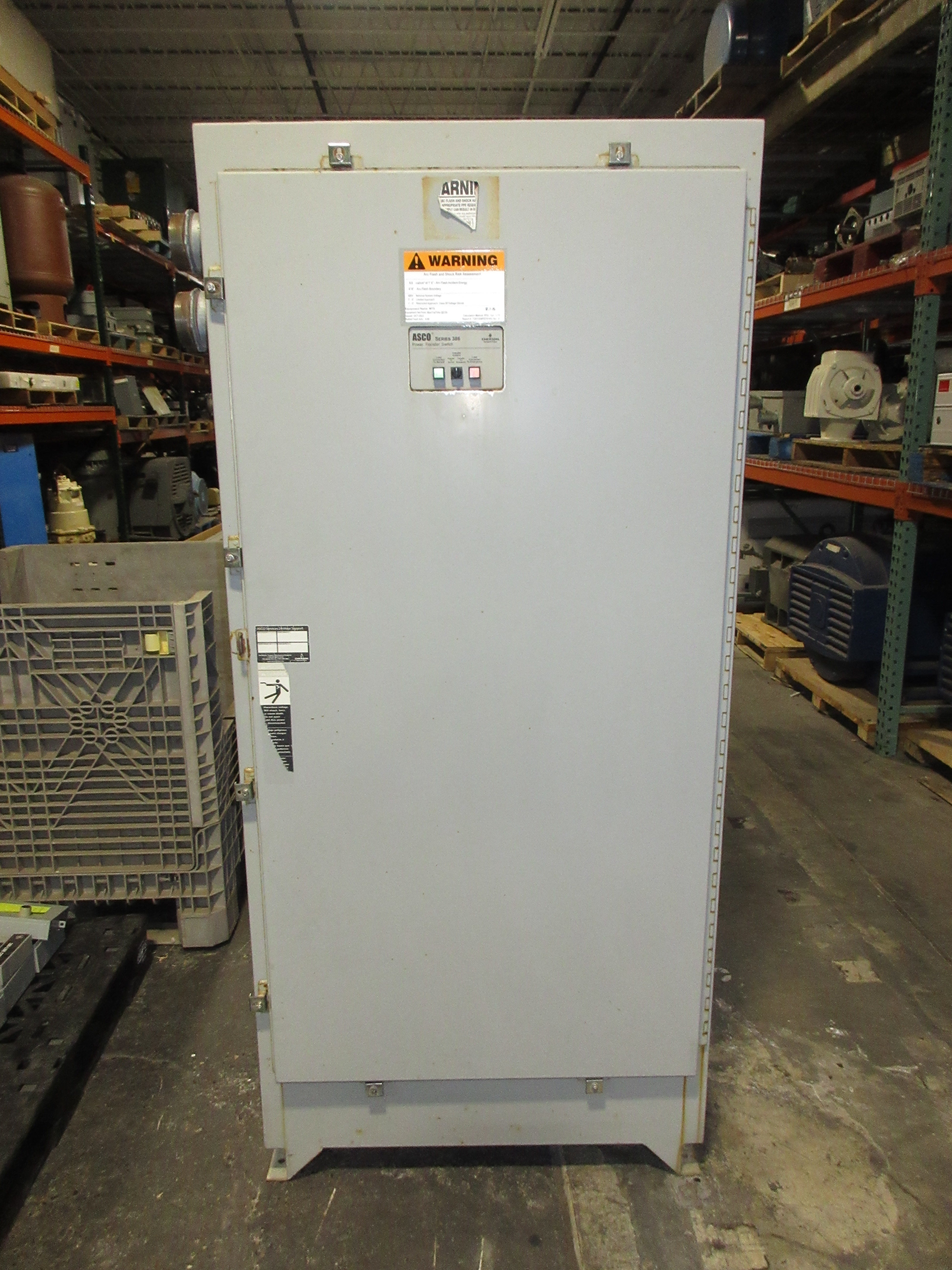 Asco Non-Automatic Transfer Switch H00386B30800N10F 800A 480V 3Ph Used