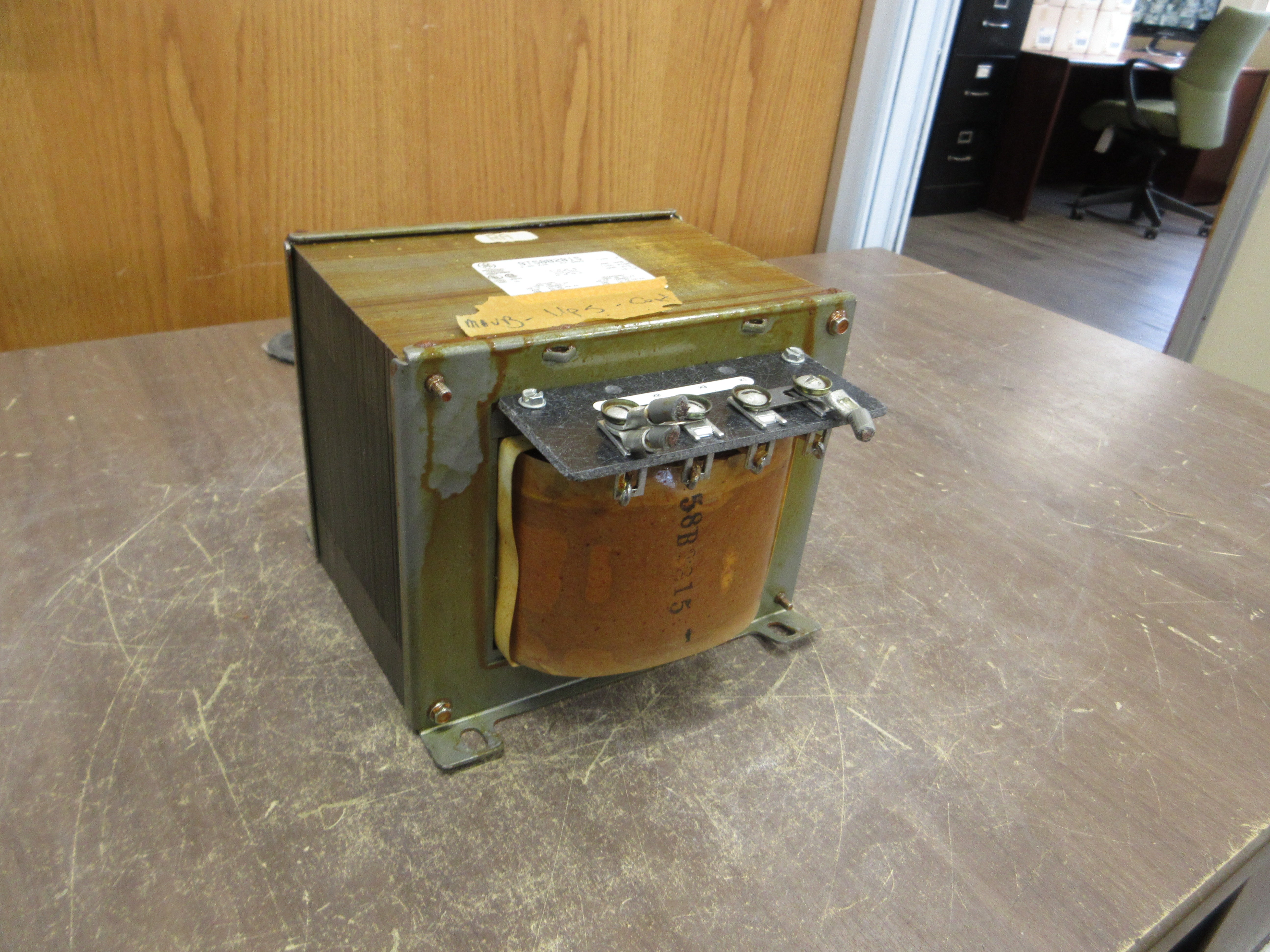 GE Control Transformer 9T58B2815 3kVA Pri: 240/480V Sec: 120/240V 1Ph 60Hz Used