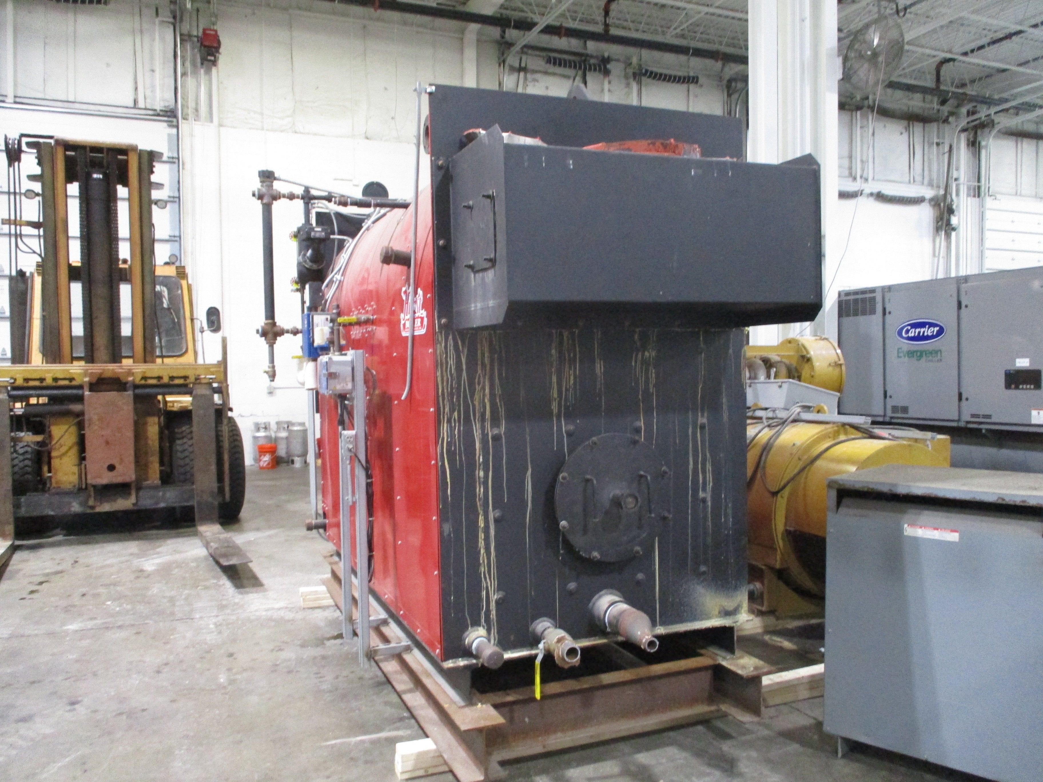 Hurst Firebox Low Pressure Steam Boiler S 45-152 152HP 15PSI 5244 Steam lb/HR 62