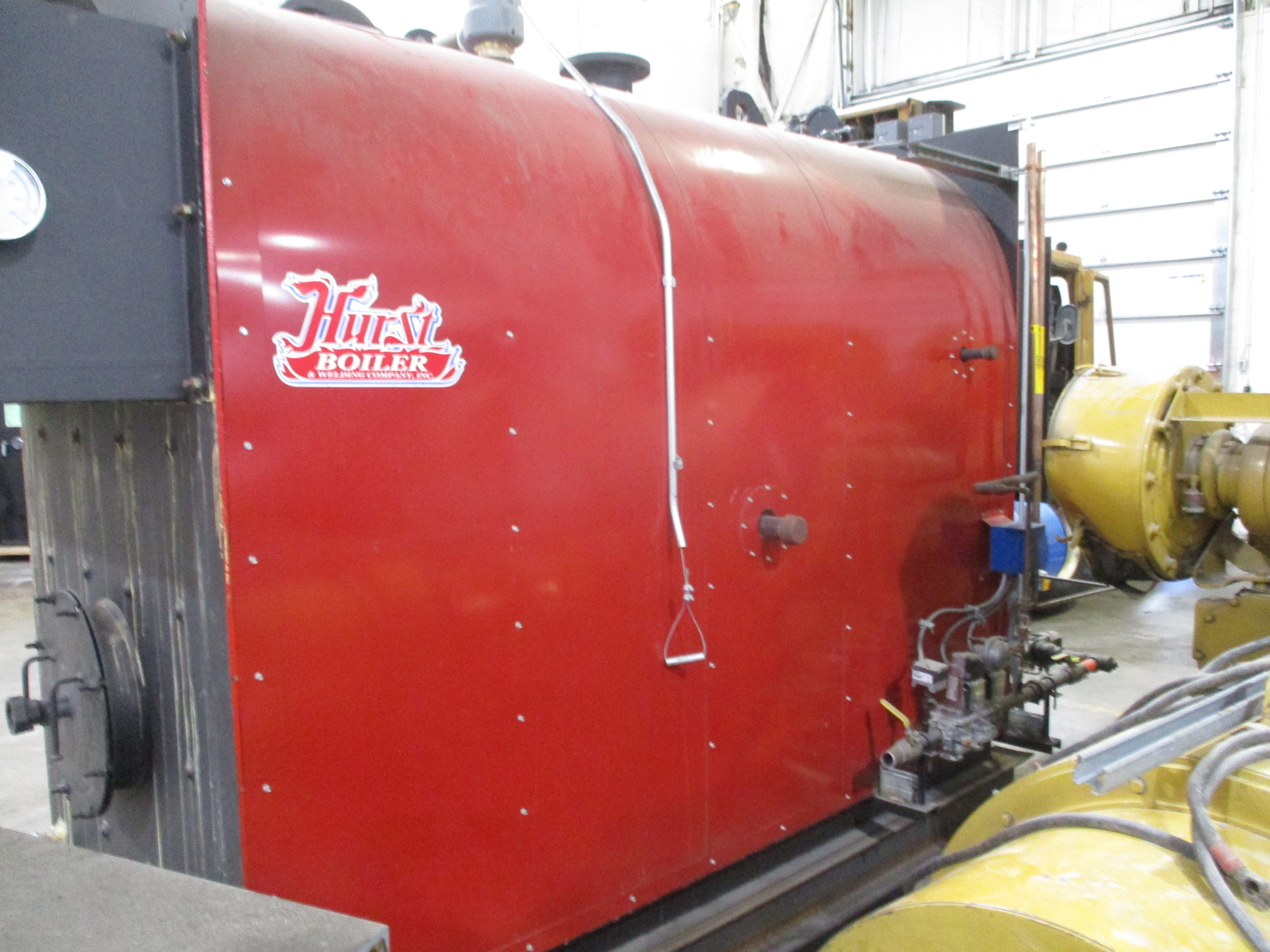 Hurst Firebox Low Pressure Steam Boiler S 45-152 152HP 15PSI 5244 Steam lb/HR 62