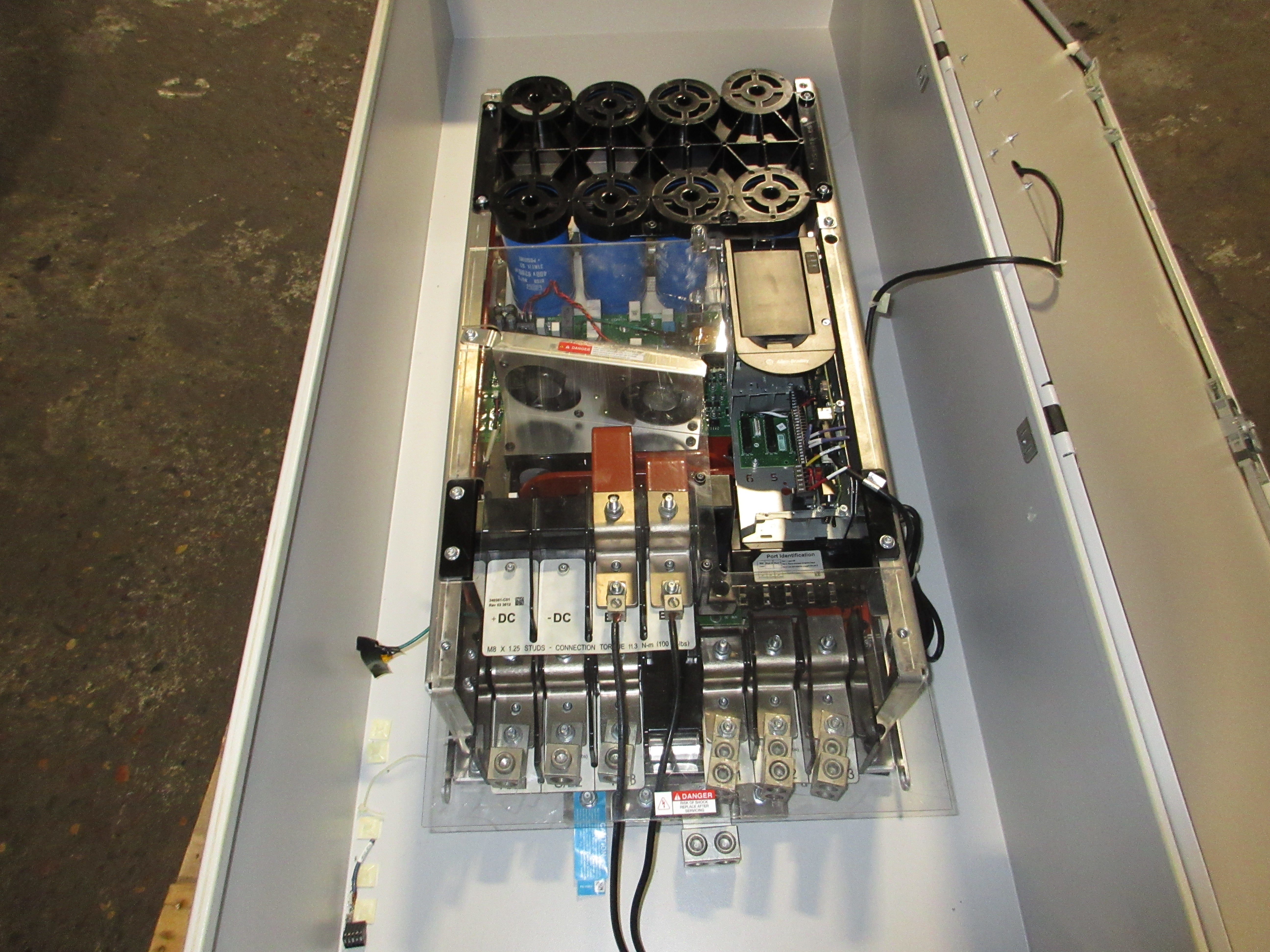 Allen-Bradley PowerFlex 755 AC Drive 20G1AGD248AA0NNNNN Ser. A 200HP 3Ph Used
