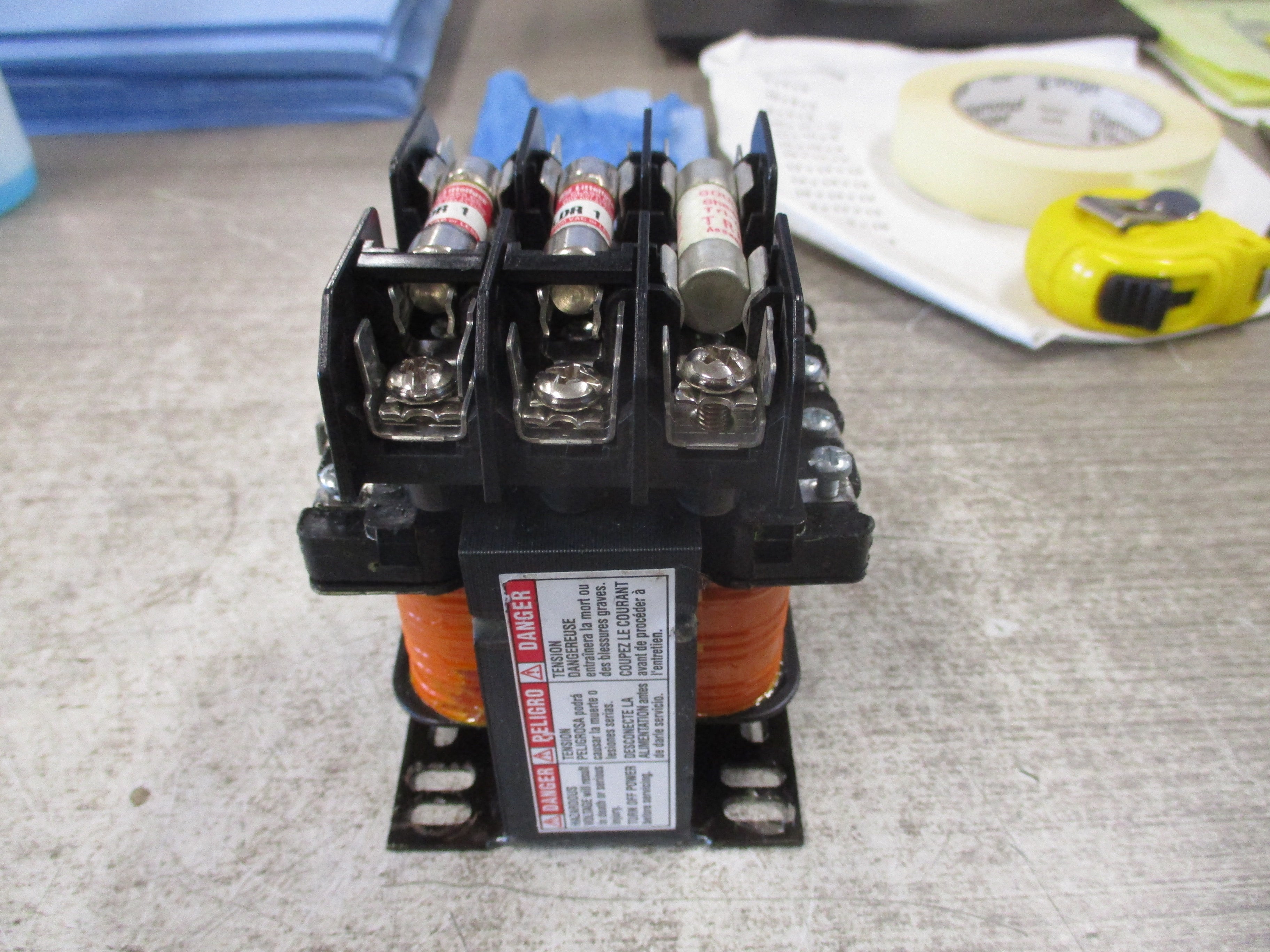 Square D Transformer 9070TF100D1 0.1kVA Pri: 240/480V Sec: 120V 50/60Hz * Fuses May Vary* Used