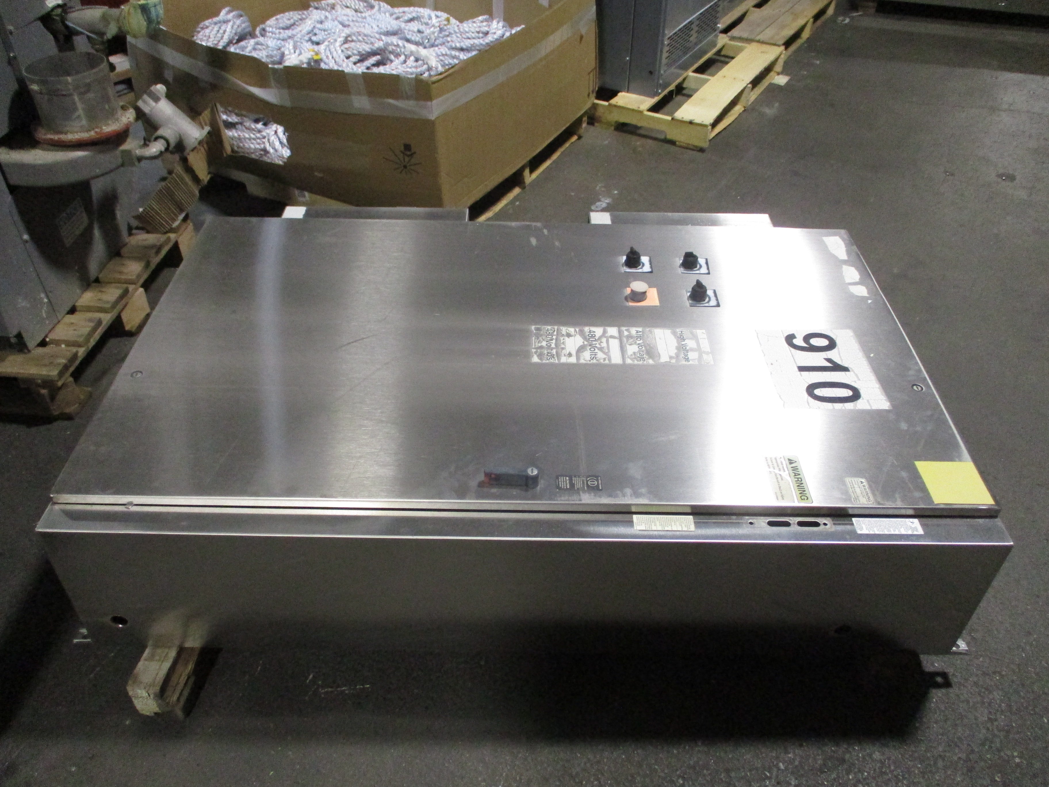 Select Technologies Stainless Steel Enclosure Size: 60"X38"X12" Used