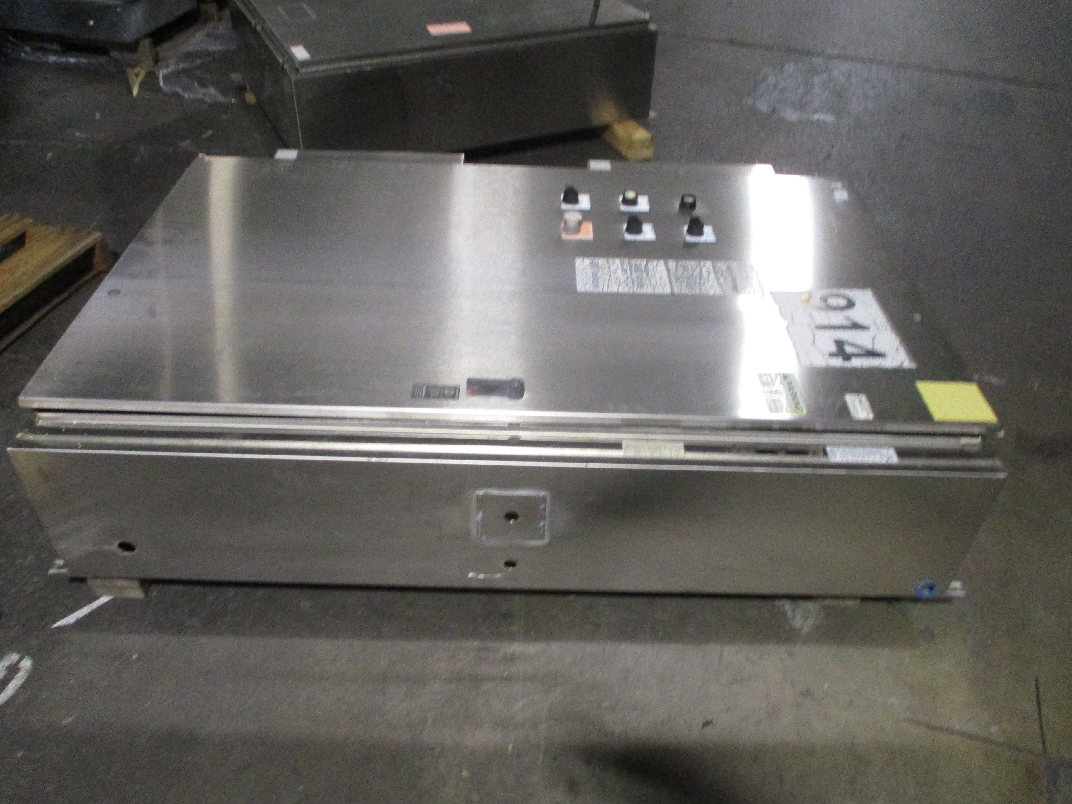 Select Technologies Stainless Steel Enclosure Size: 60"X38"X12" Used