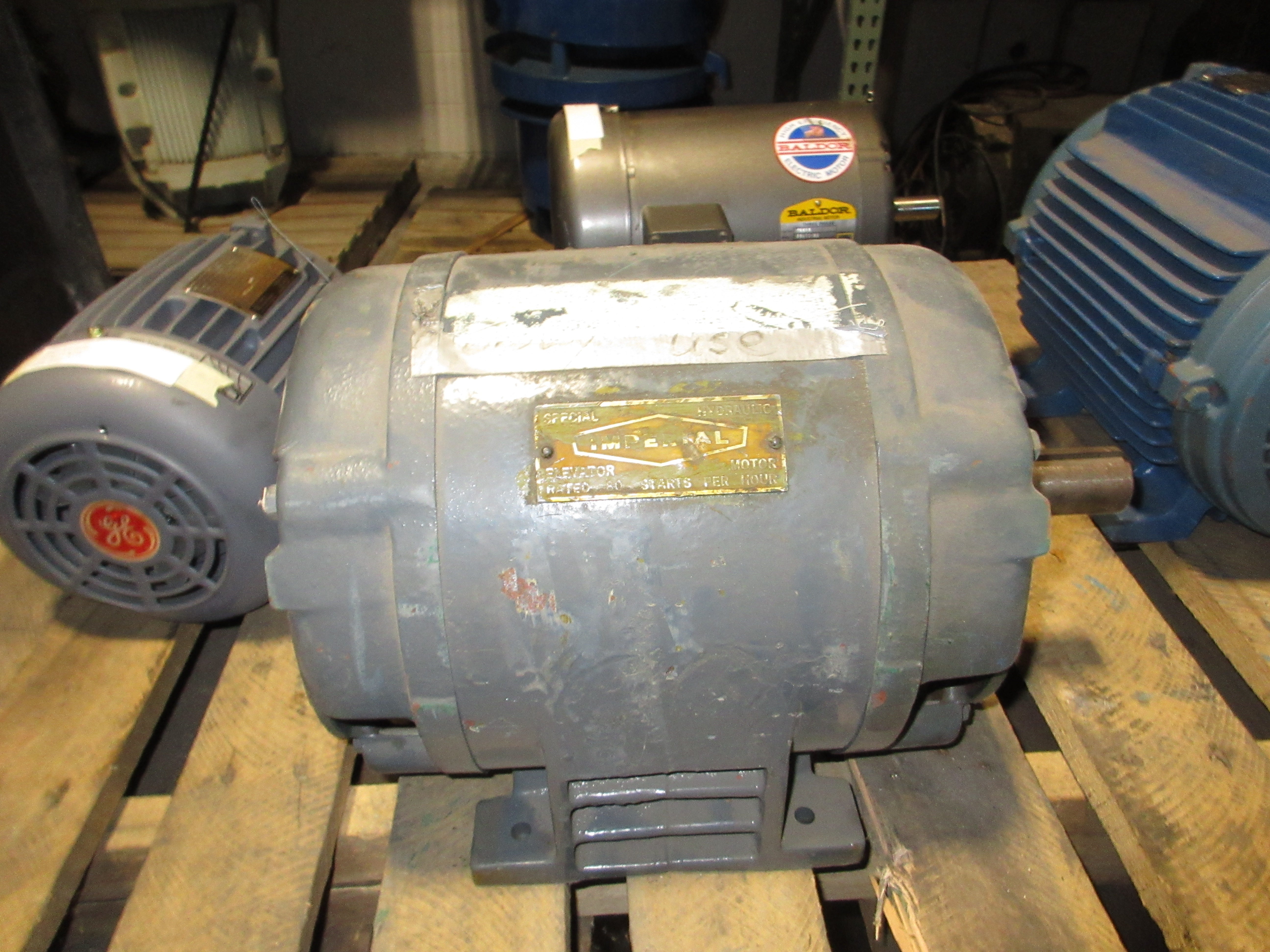 Imperial Motor 328949 10HP 1800RPM 230/460V 28.4/14.2A 3Ph 60Hz Used