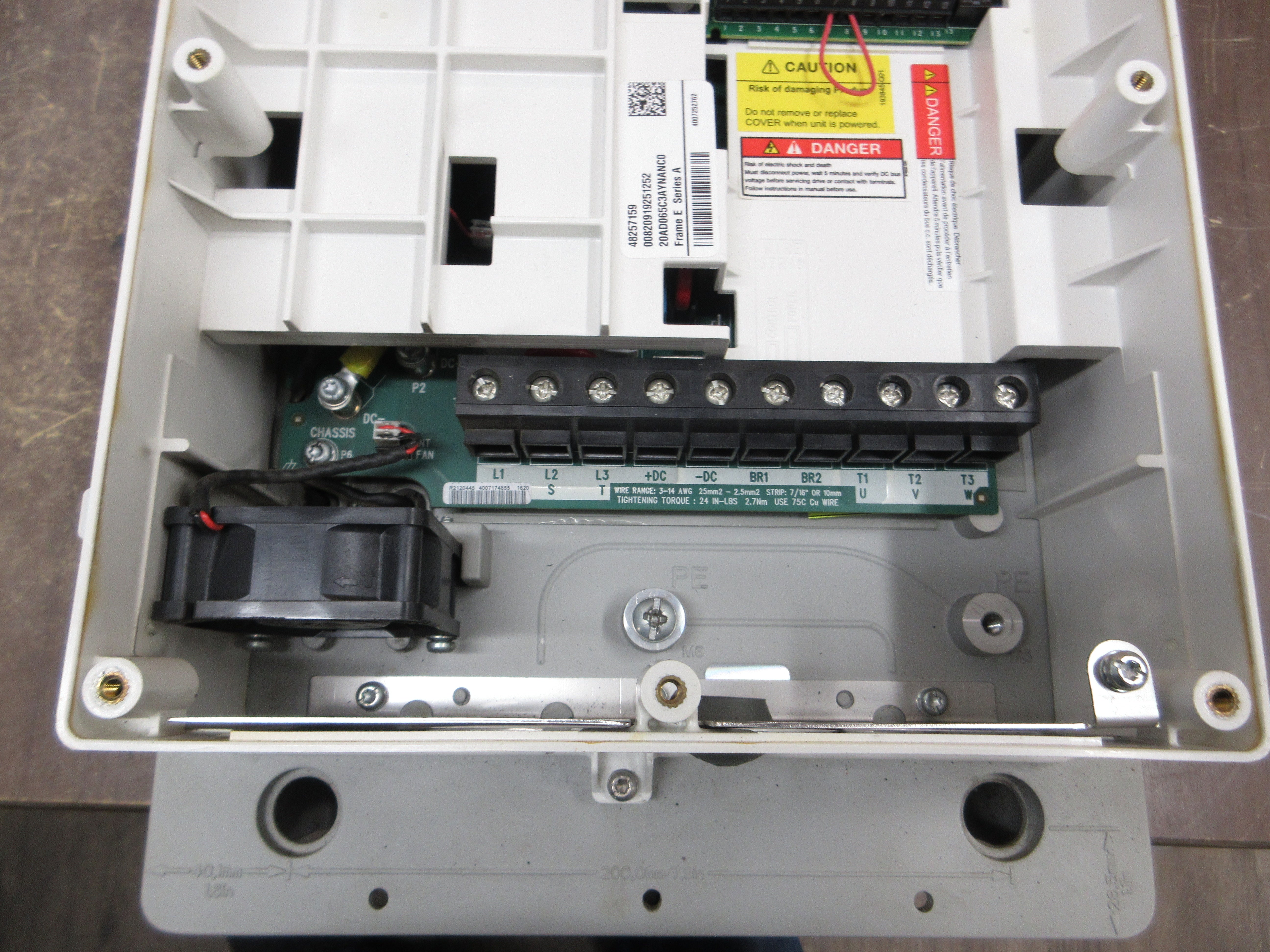Allen-Bradley PowerFlex 70 AC Drive 20AD065C3AYNANC0 50HP 3Ph Used