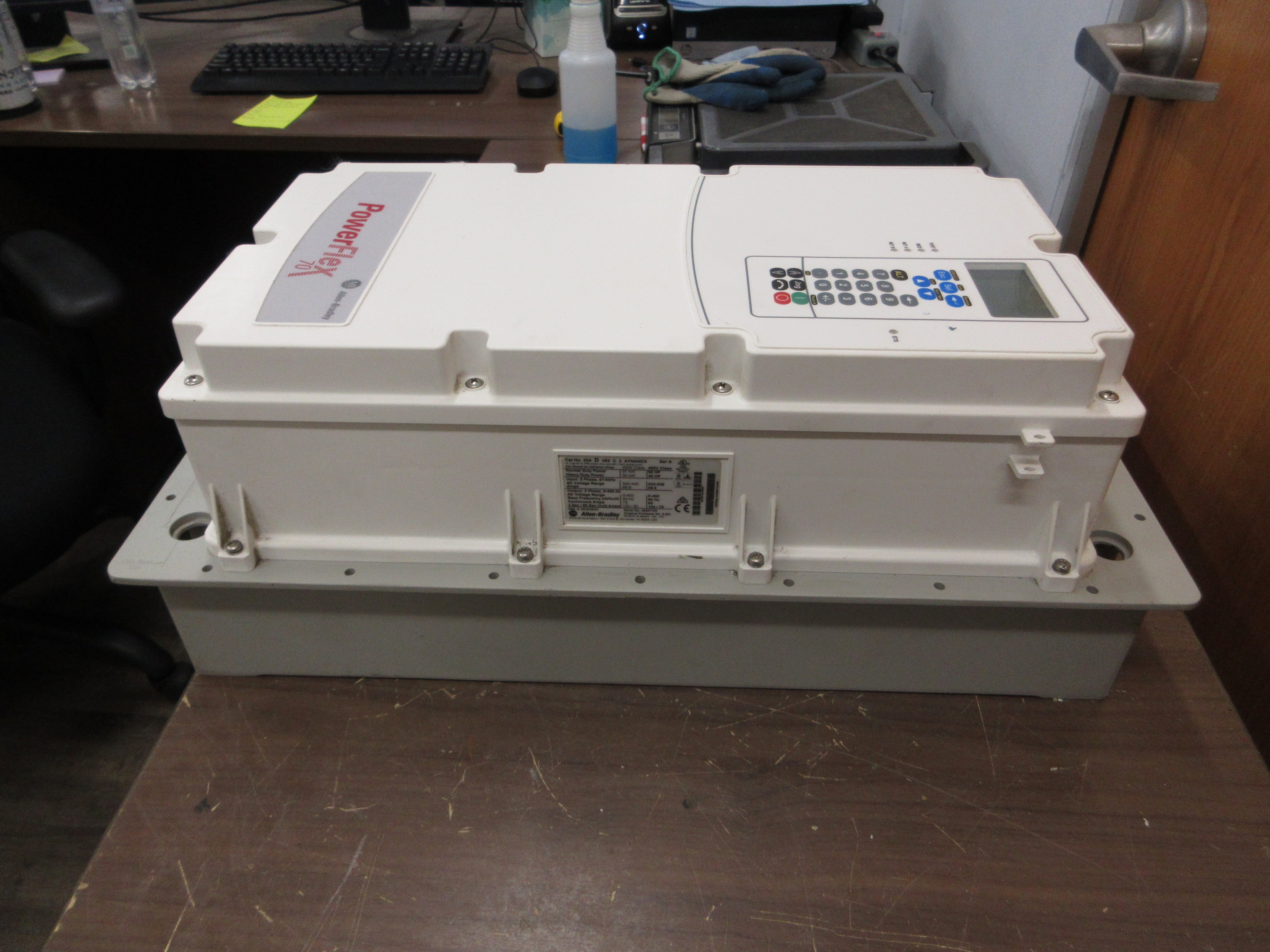 Allen-Bradley PowerFlex 70 AC Drive 20AD065C3AYNANC0 50HP 3Ph Used