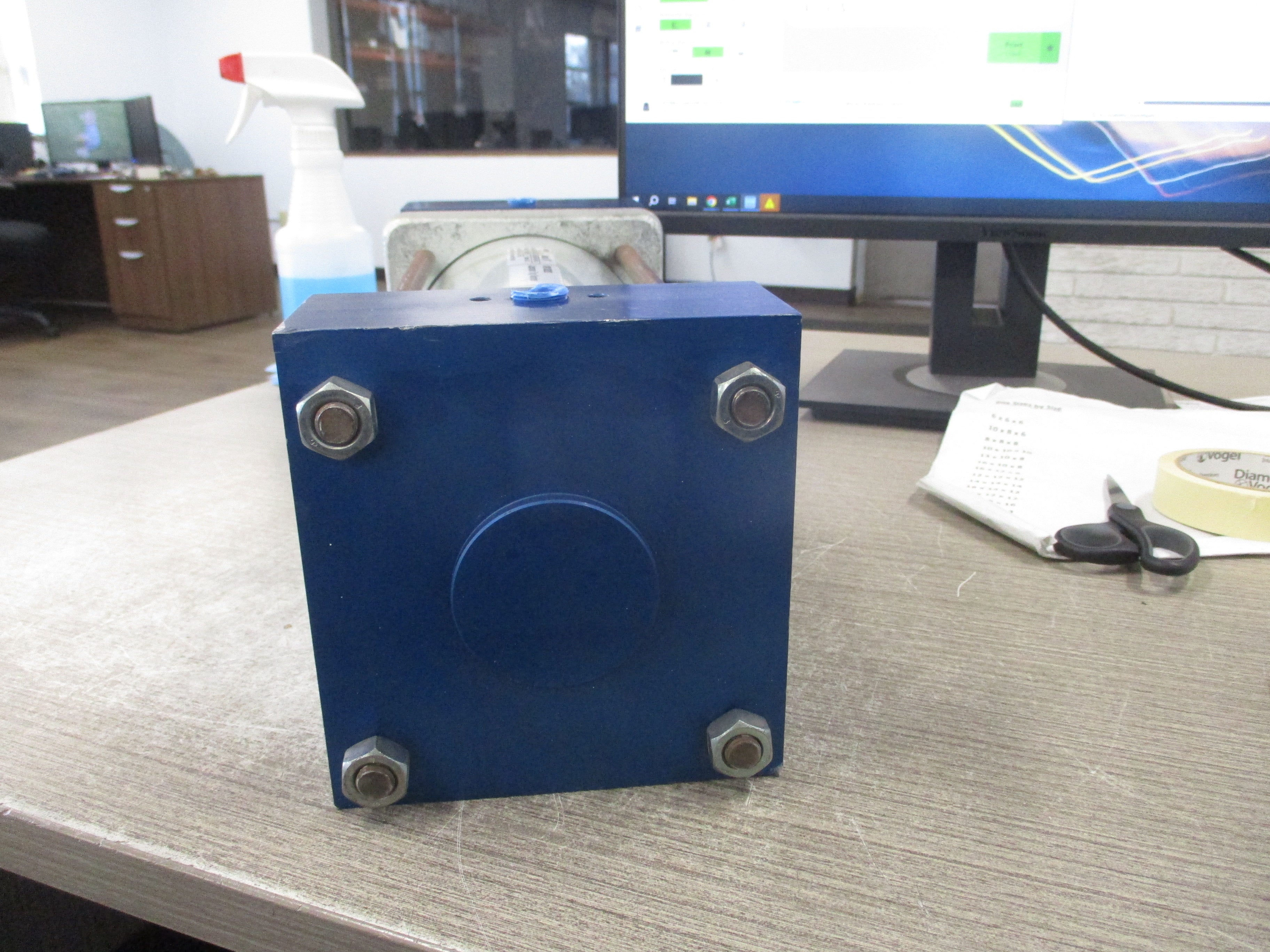 Miller Series IPA Pneumatic Cylinder IPA-89B2B-0125-250.000-0032-N11N-0 Pressure: 10 Bar Used