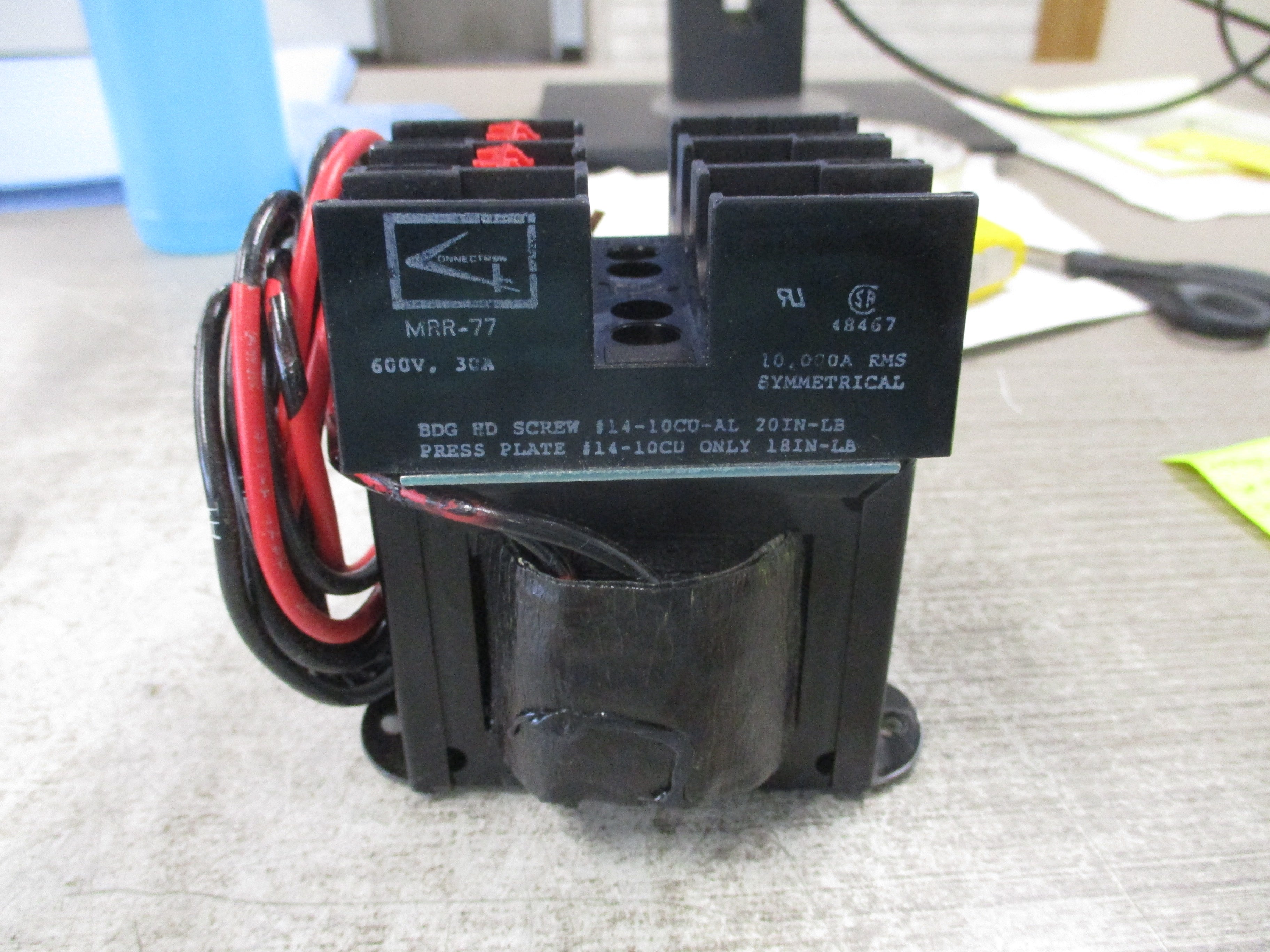 Westinghouse Type MTC Transformer C81001 0.050 KVA Pri: 240/480V Sec: 120V Used