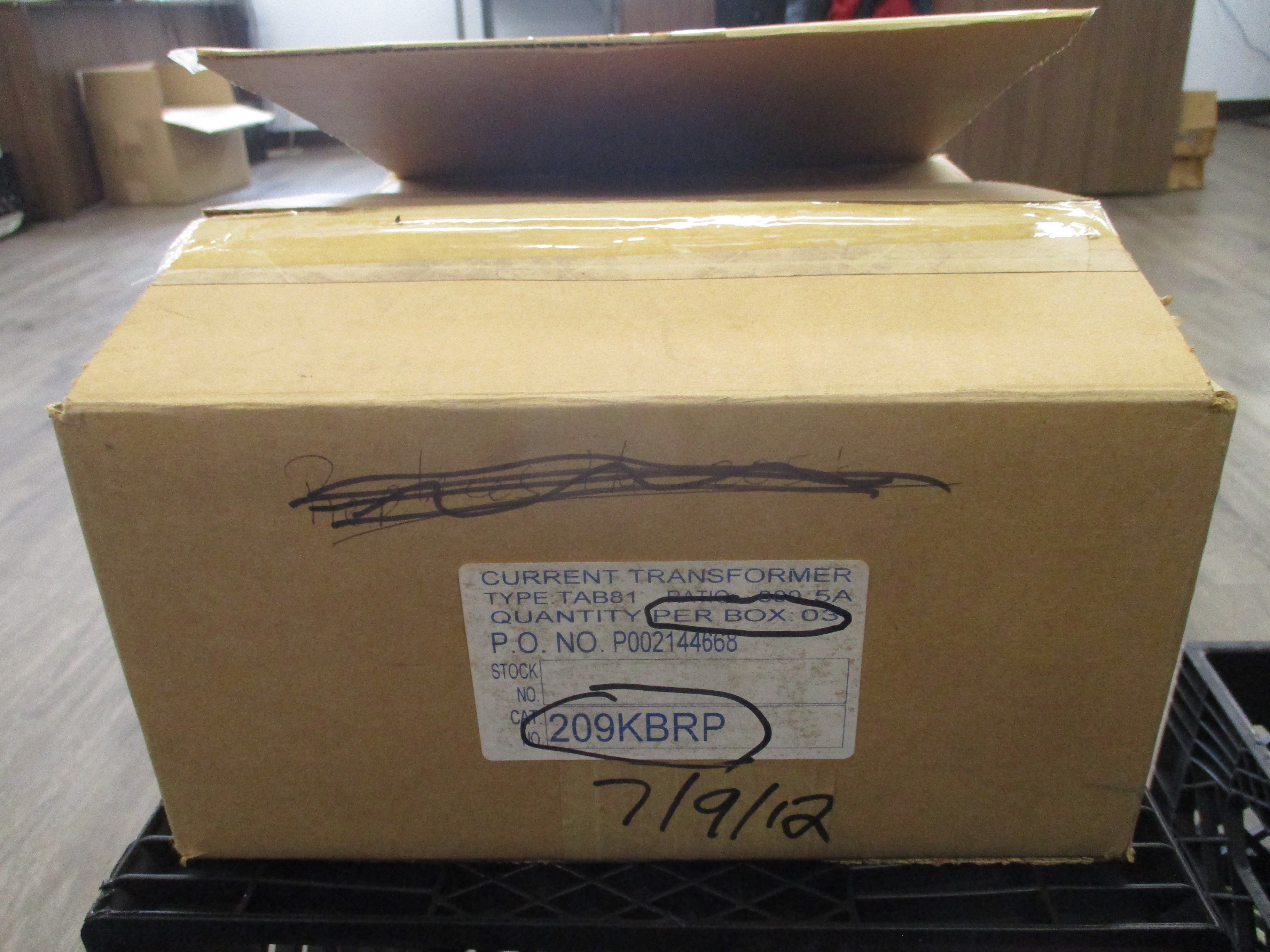 GEC Durham Instrument Current Transformer 209KBRP Ratio 800:5A *Box of 3* New Surplus