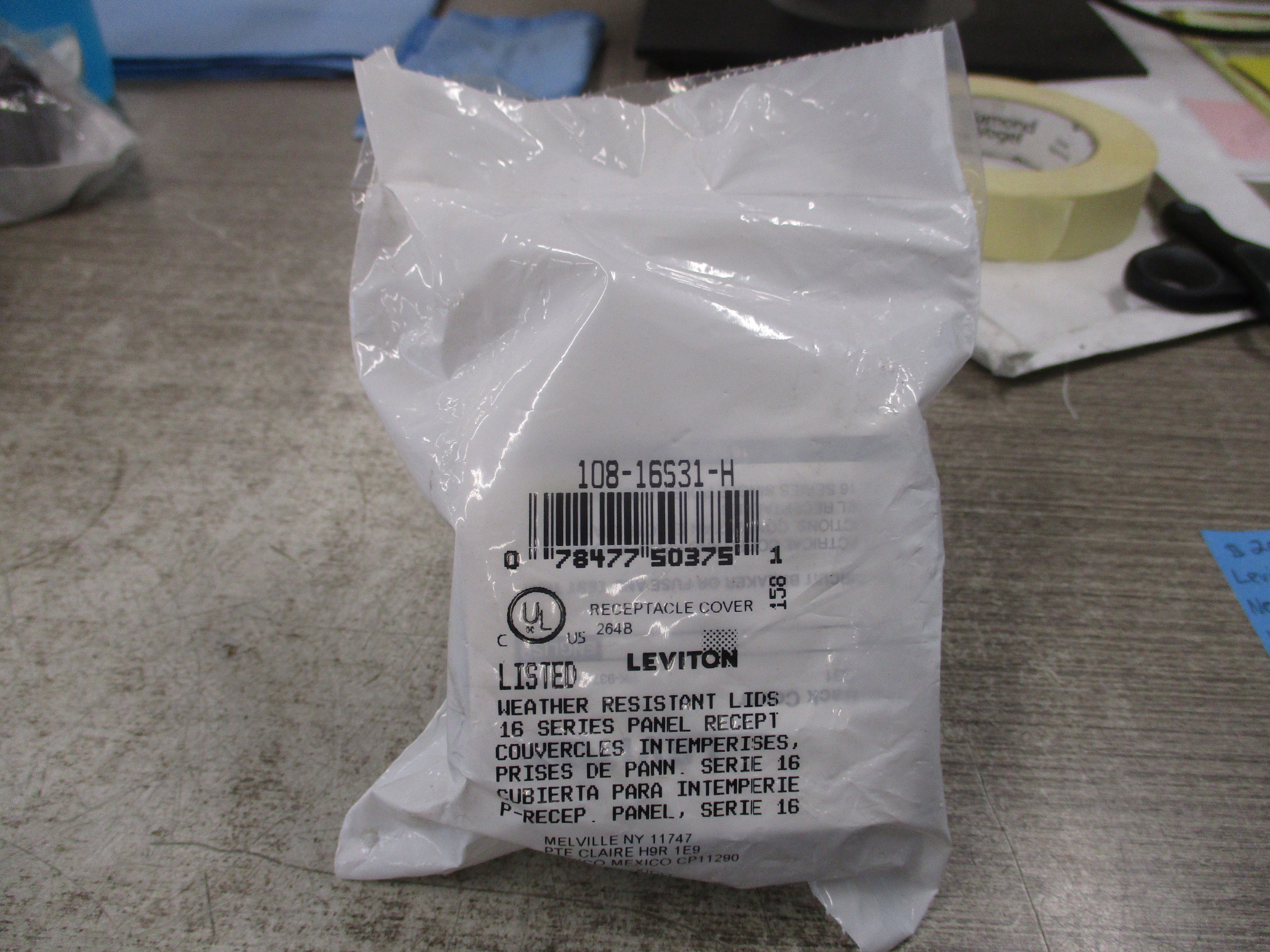Leviton Nema 3R Receptacle Housing 108-16S31-H New Surplus