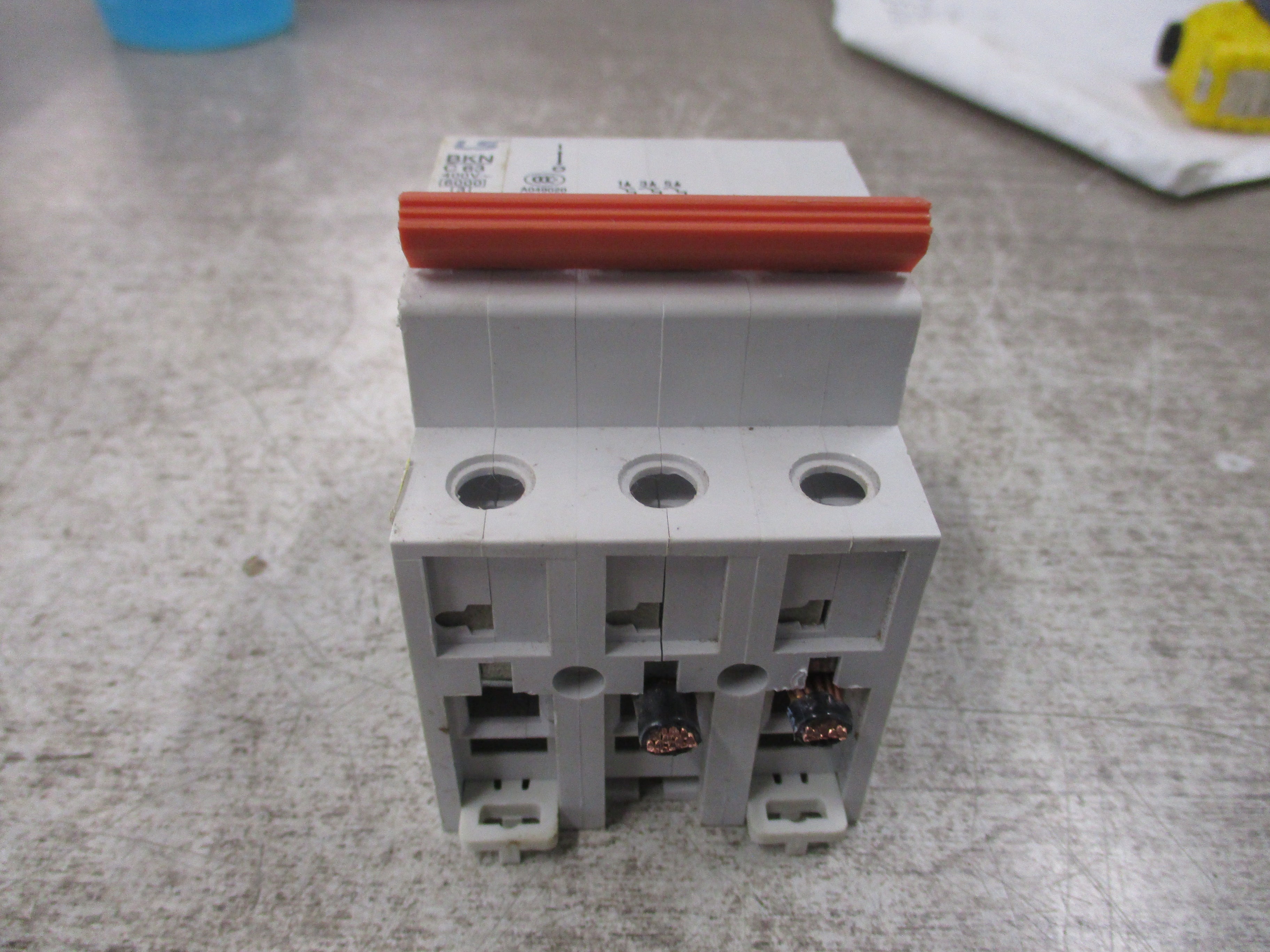 LS Industrial Systems Circuit Breaker BKN C 63 400V 63A 3P Used