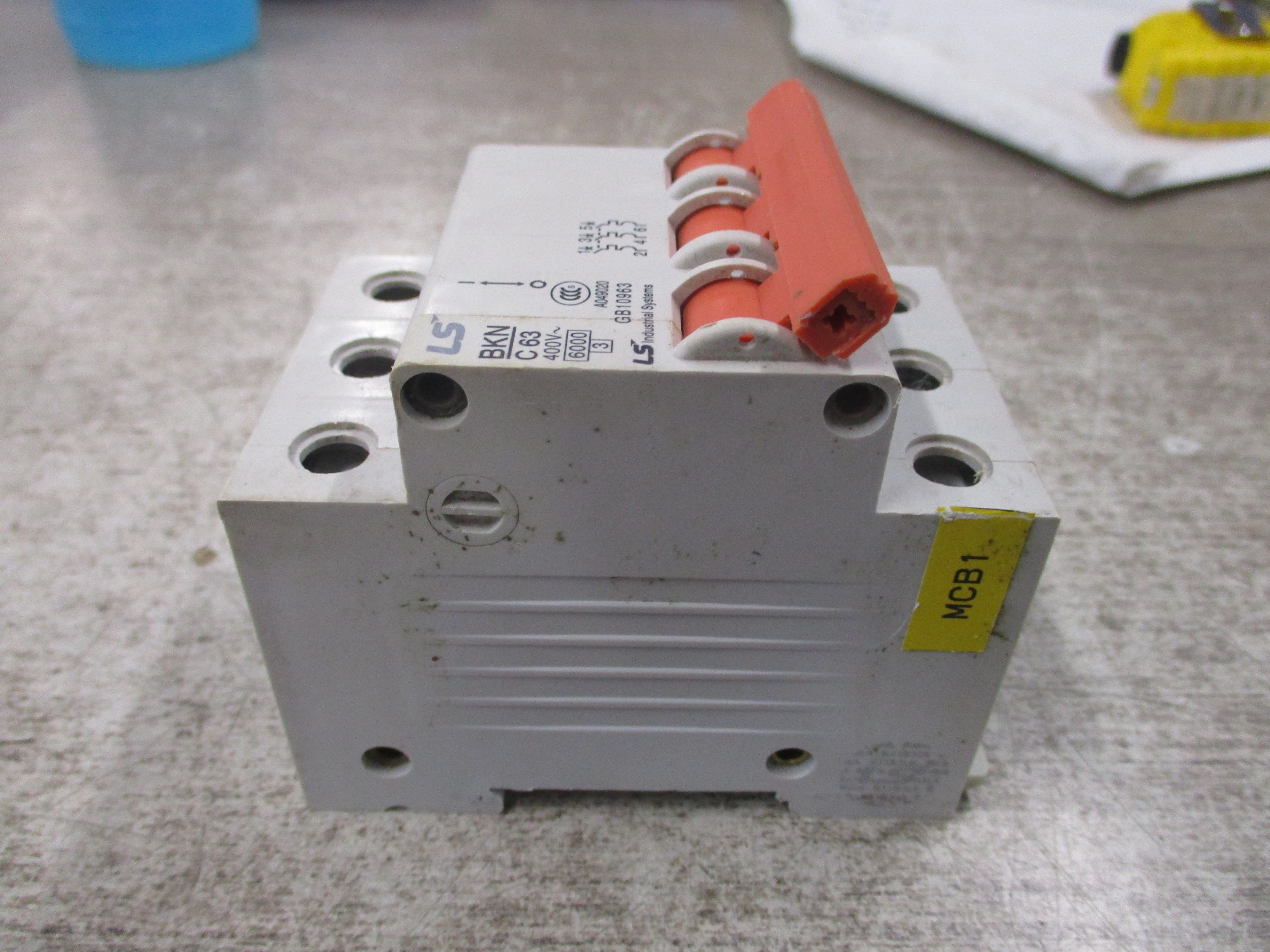 LS Industrial Systems Circuit Breaker BKN C 63 400V 63A 3P Used
