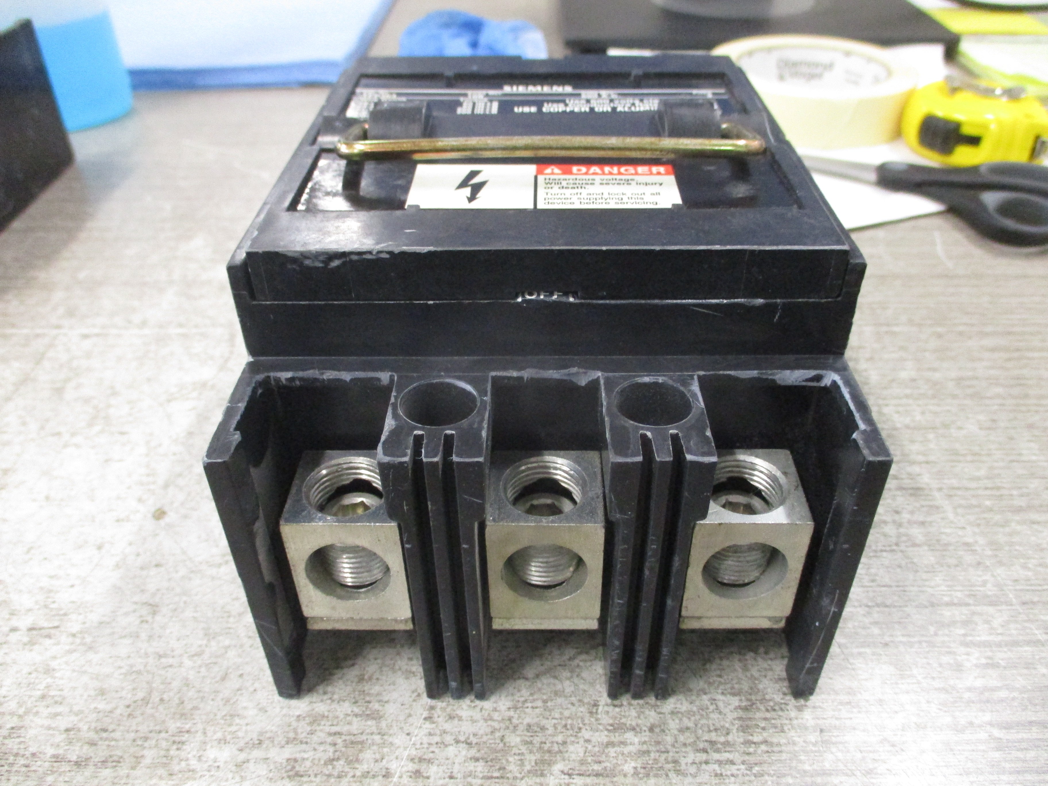 Siemens Fuse Pullout Switch TFP363 100A 600V 3P Used