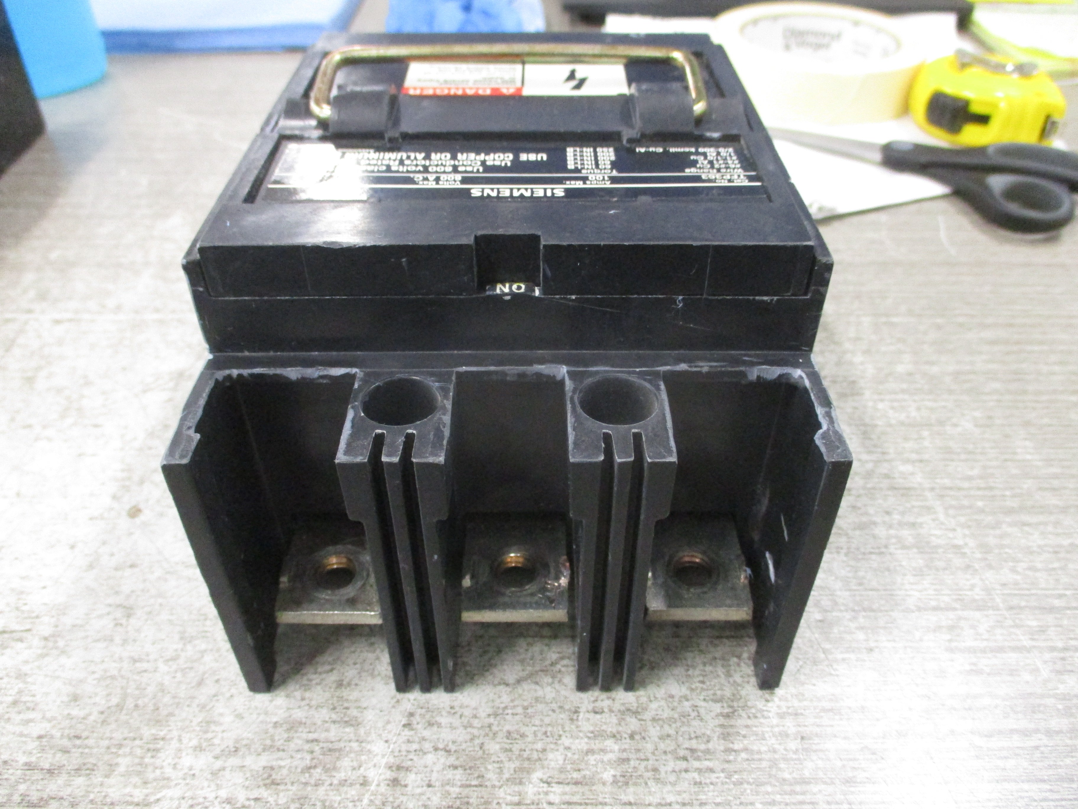 Siemens Fuse Pullout Switch TFP363 100A 600V 3P Used