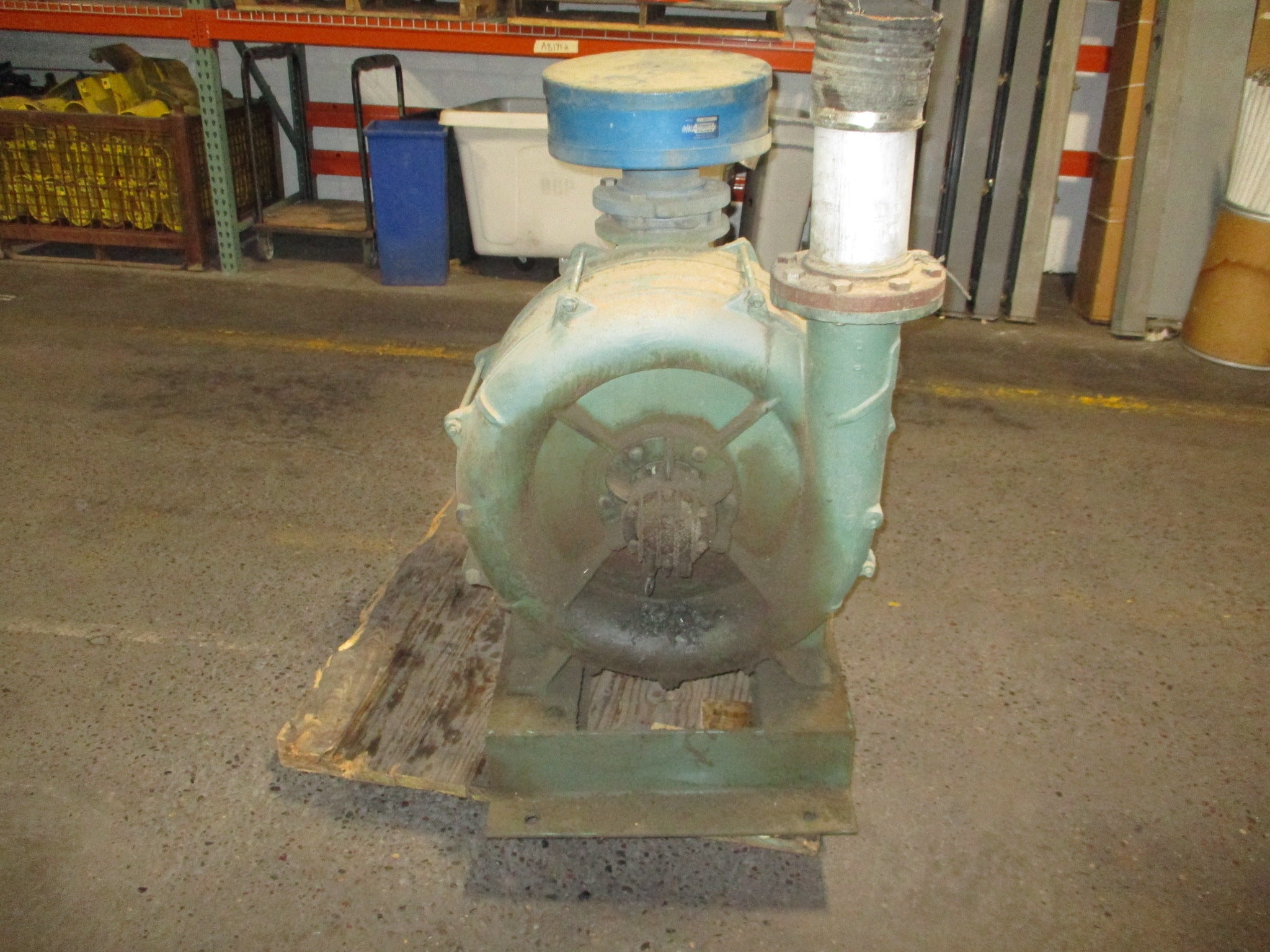 Lamson Centrifugal Blower 514-4-0-AD 20HP 3510RPM 230/460V 3Ph 60Hz Used