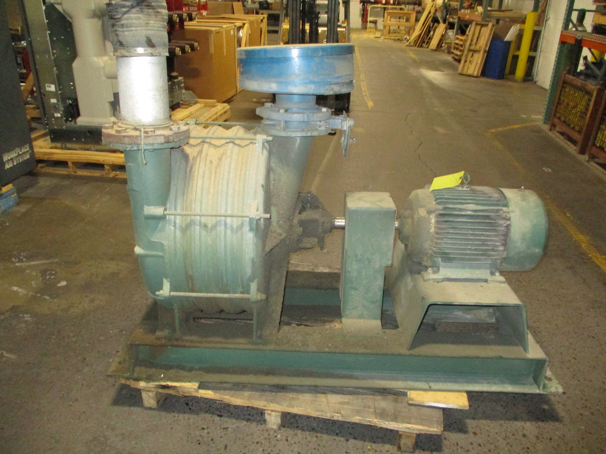 Lamson Centrifugal Blower 514-4-0-AD 20HP 3510RPM 230/460V 3Ph 60Hz Used